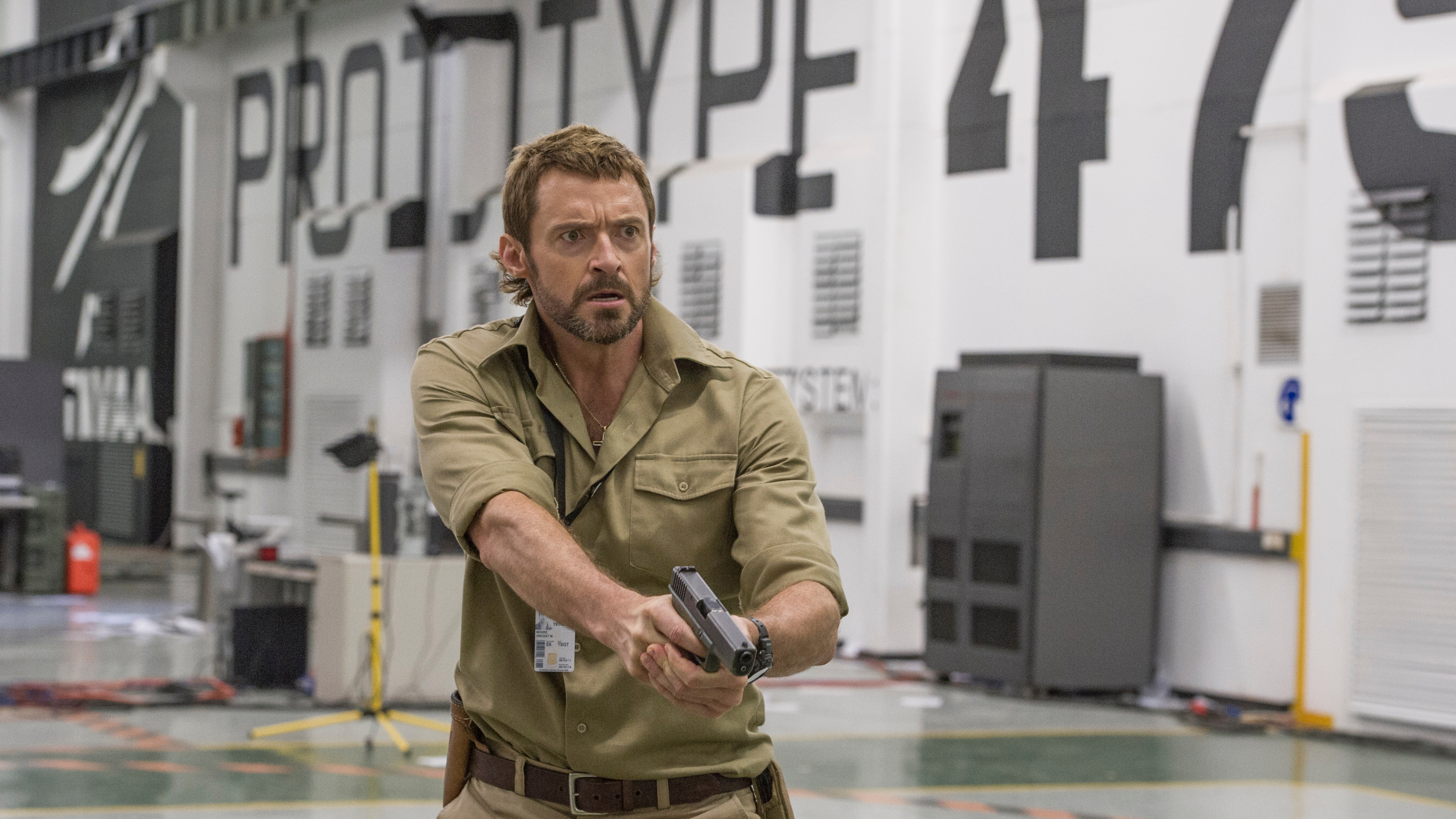 Vincent Moore Hugh Jackman Chappie 3840x2160