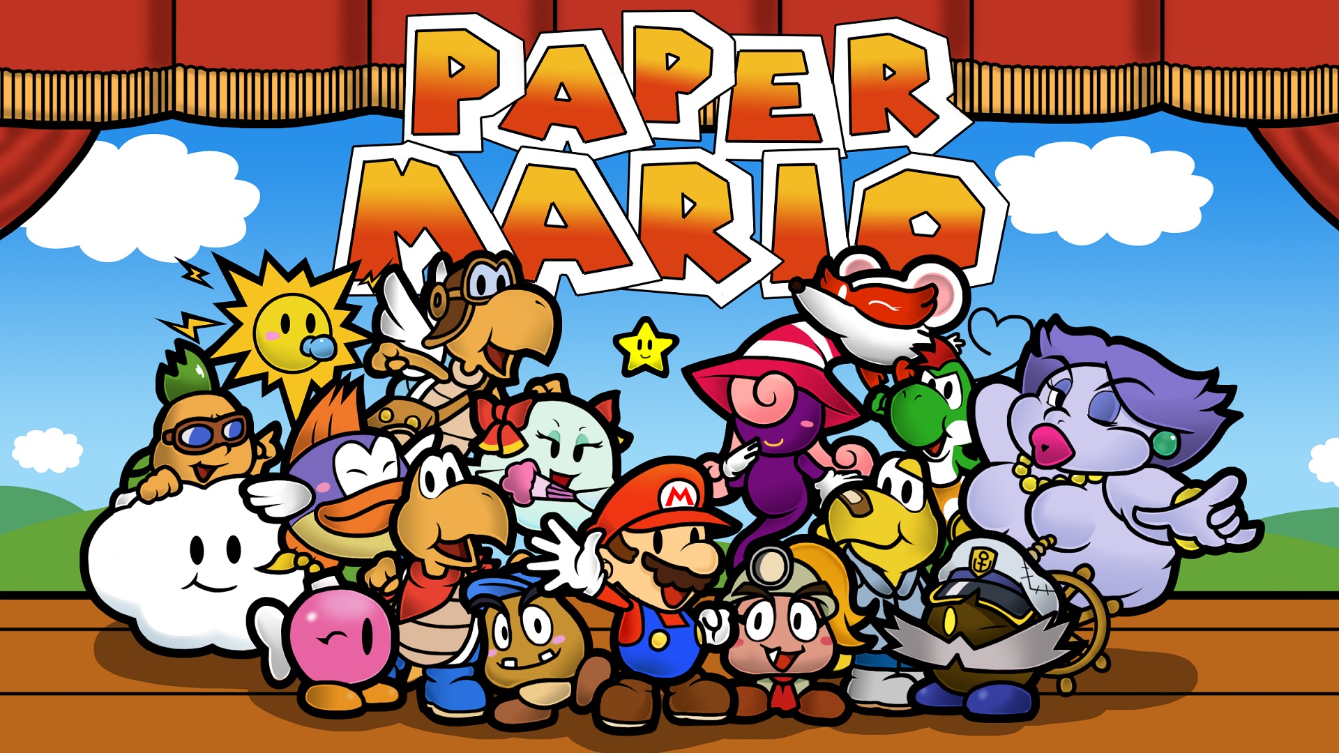 Video Game Paper Mario 1920x1080