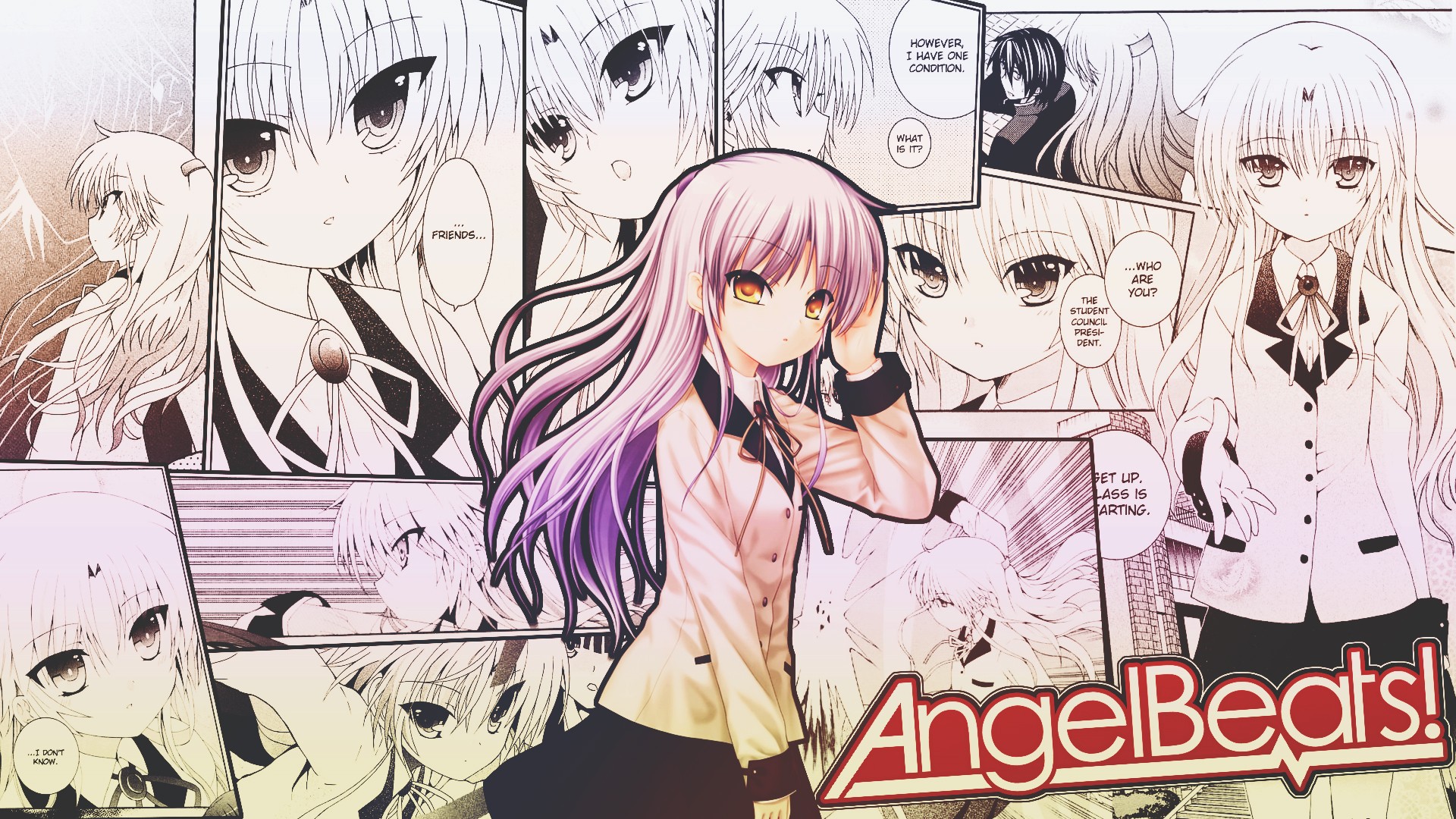 Angel Beats Anime Girls Tachibana Kanade 1920x1080