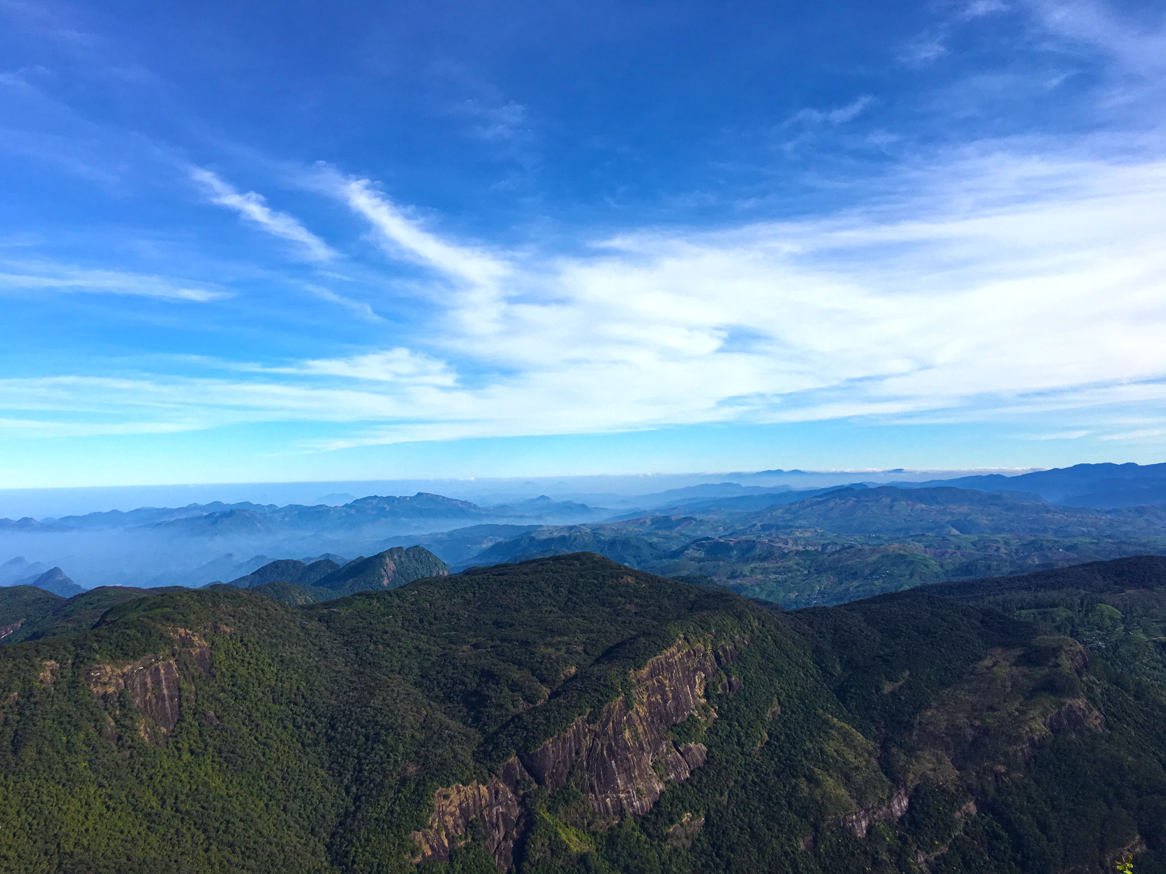 Nature Mountains Sky Sri Lanka Siripada 4032x3024