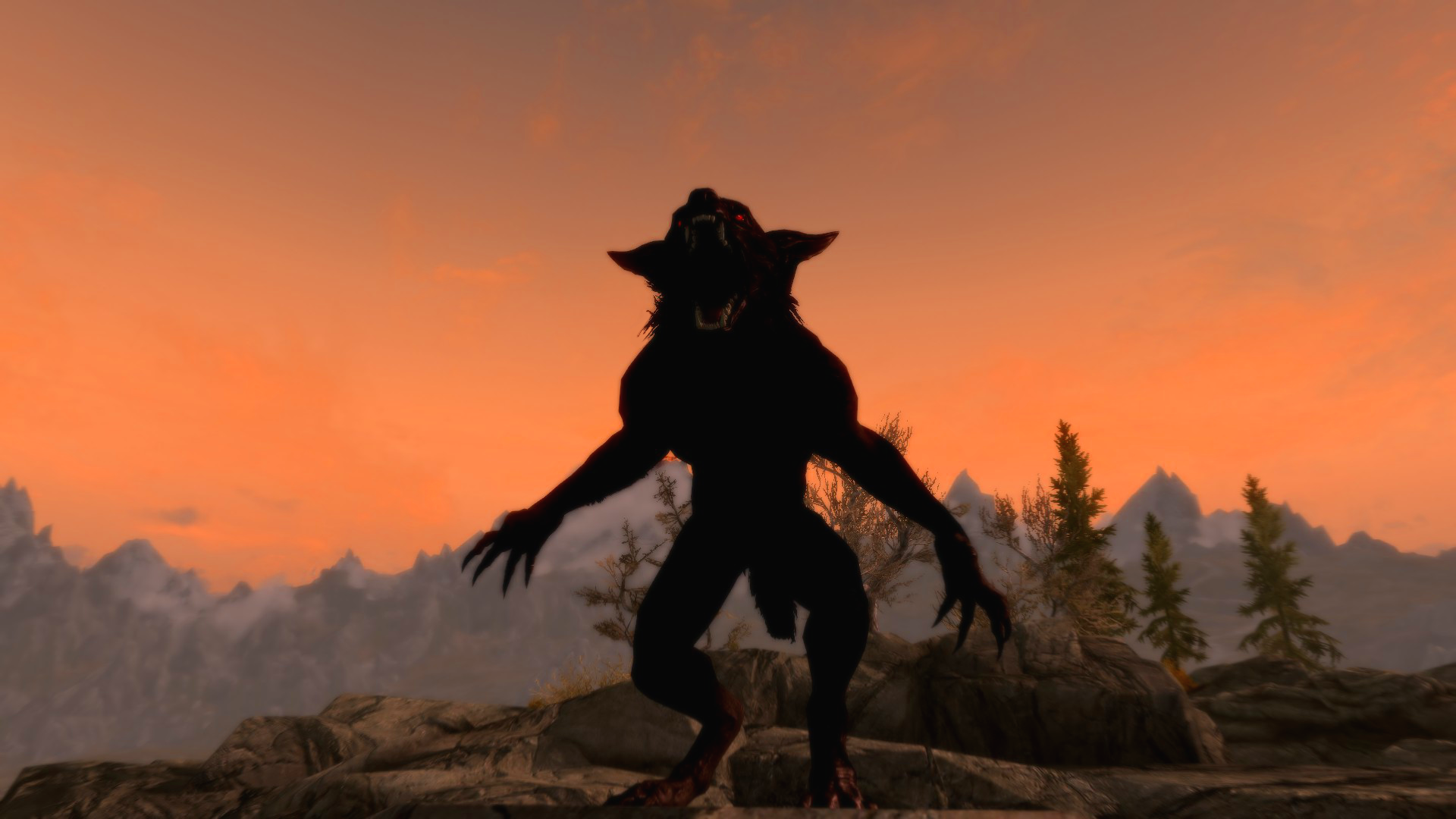 The Elder Scrolls Skyrim Werewolf 1920x1080