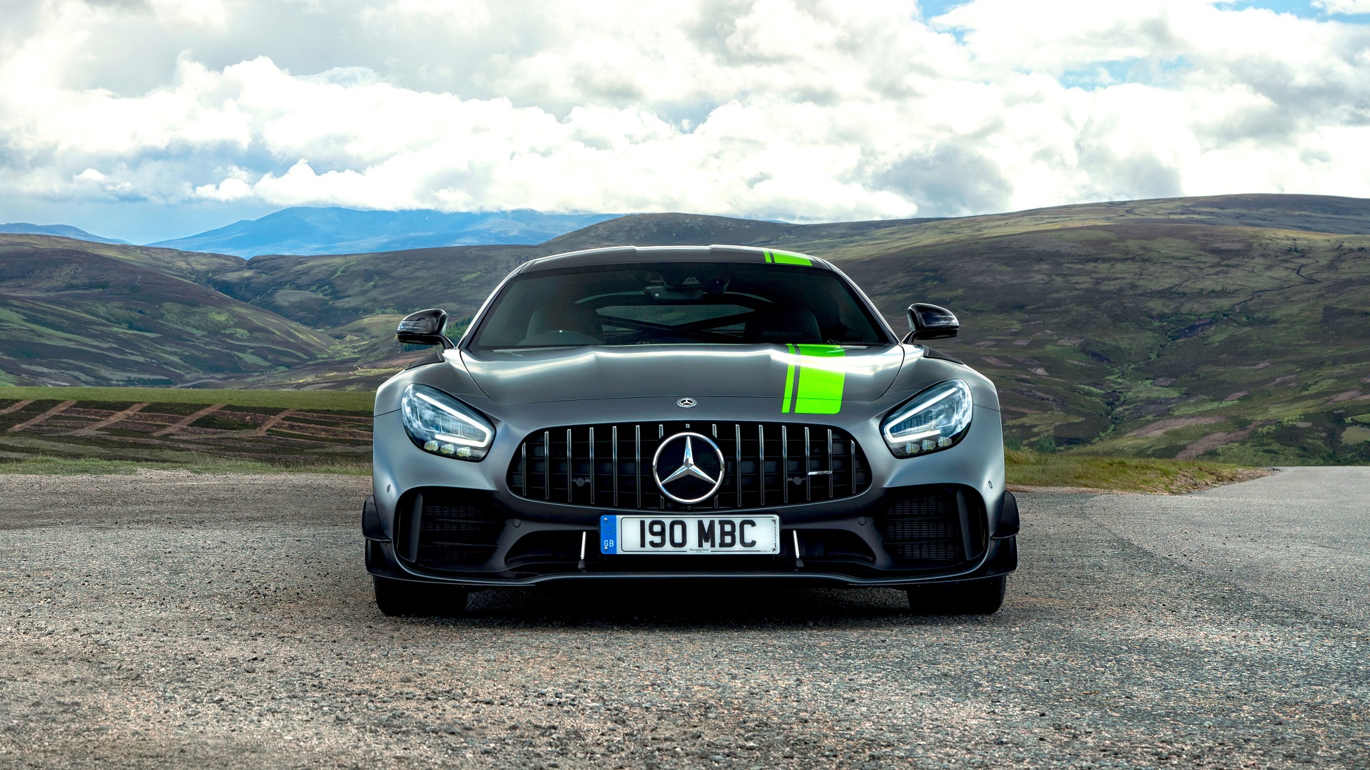 Mercedes Benz Mercedes AMG Mercedes AMG GT R Car Landscape Frontal View 1920x1080