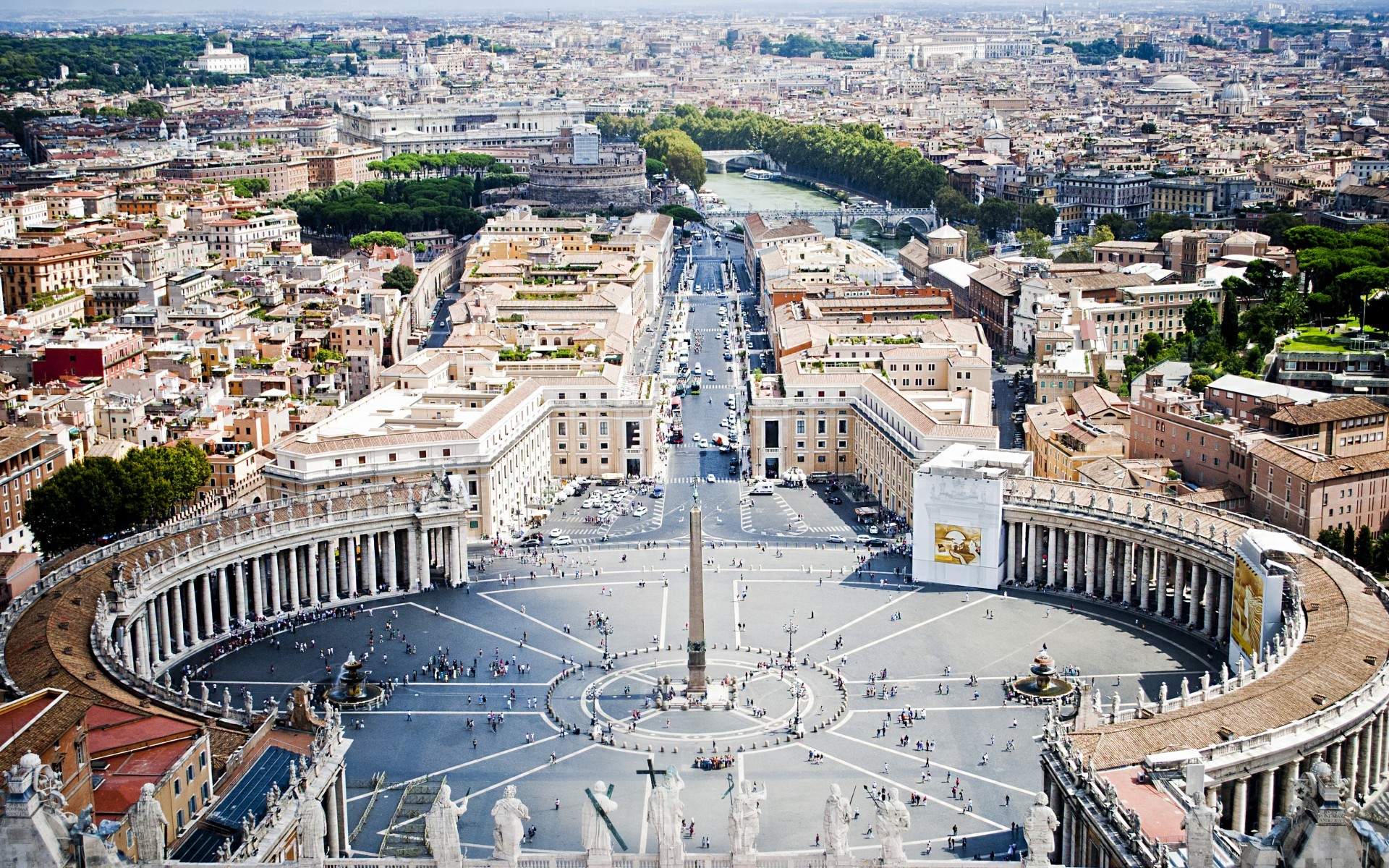 Cityscape Architecture Building Vatican City Rome 1920x1200