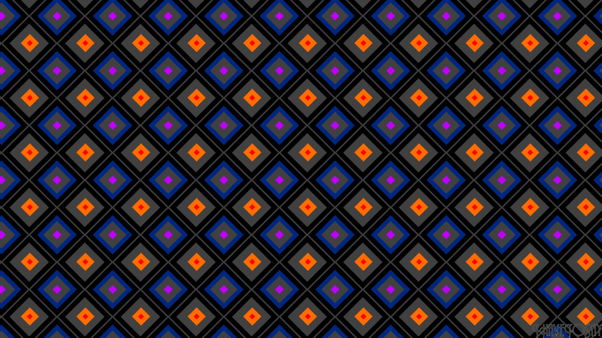 Pattern Diamonds Abstract 1920x1080