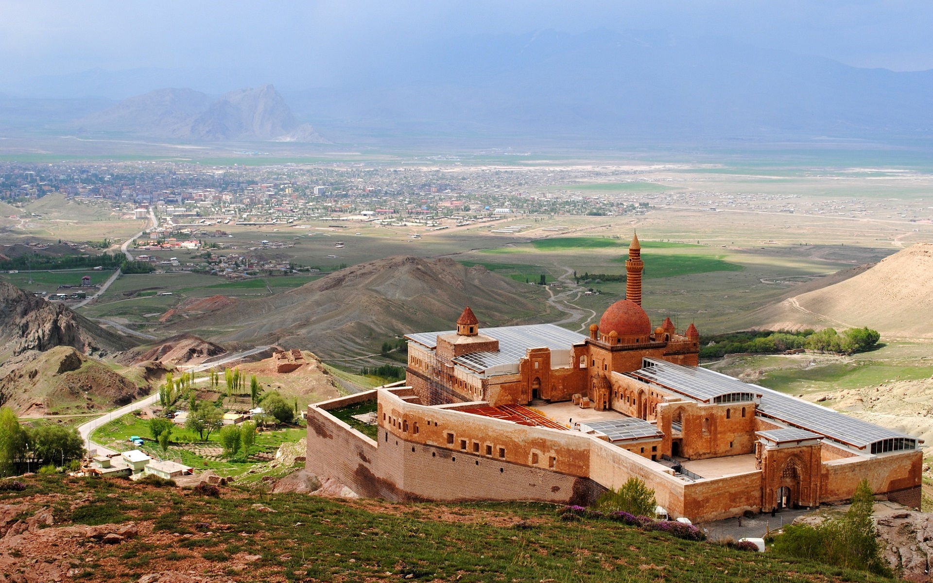 Ishak Pasha Palace Building Architecture Ottoman Architecture Landscape Turkey A R 1920x1200