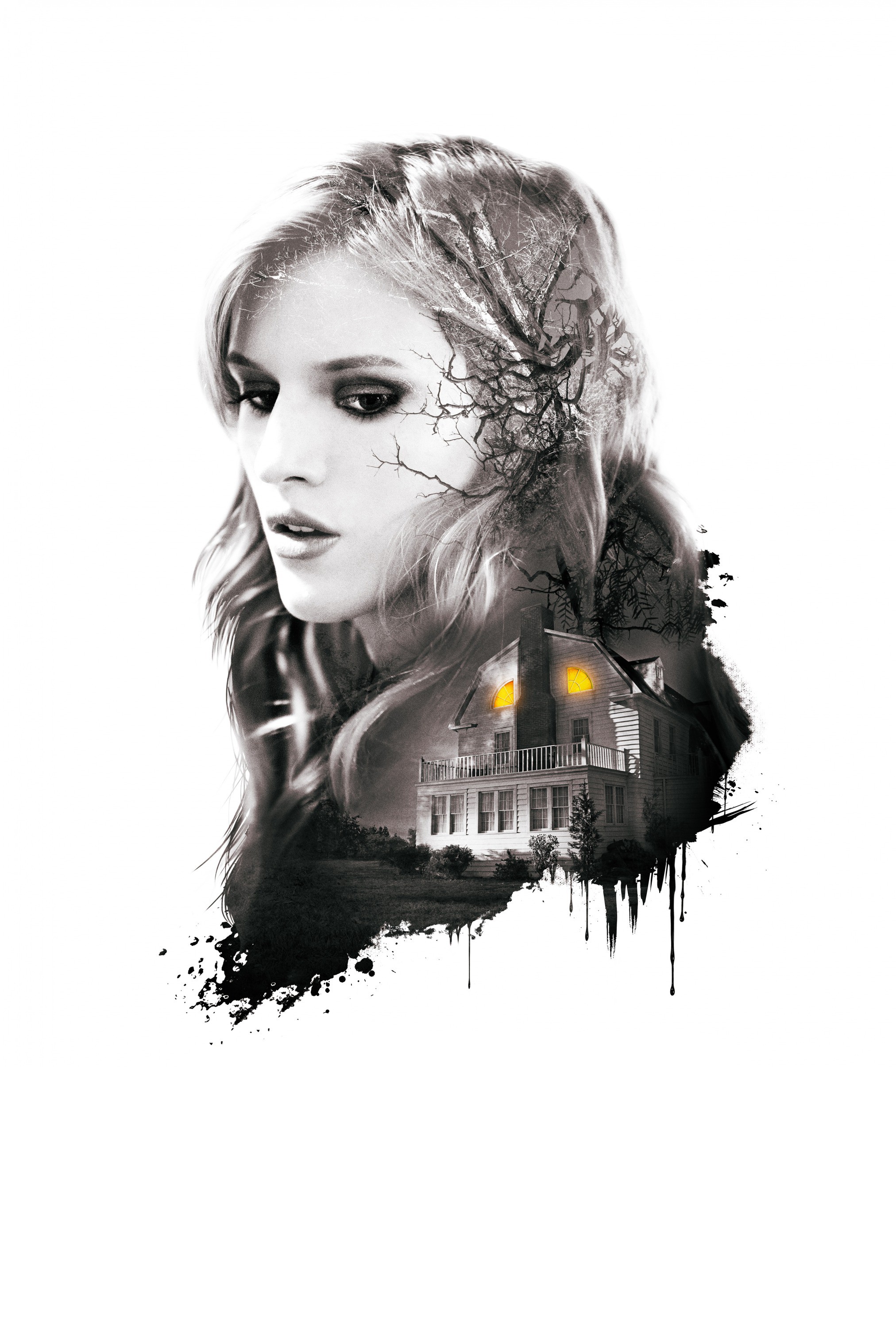 Movies Bella Thorne House Trees Film Posters Simple Background 2024x3000
