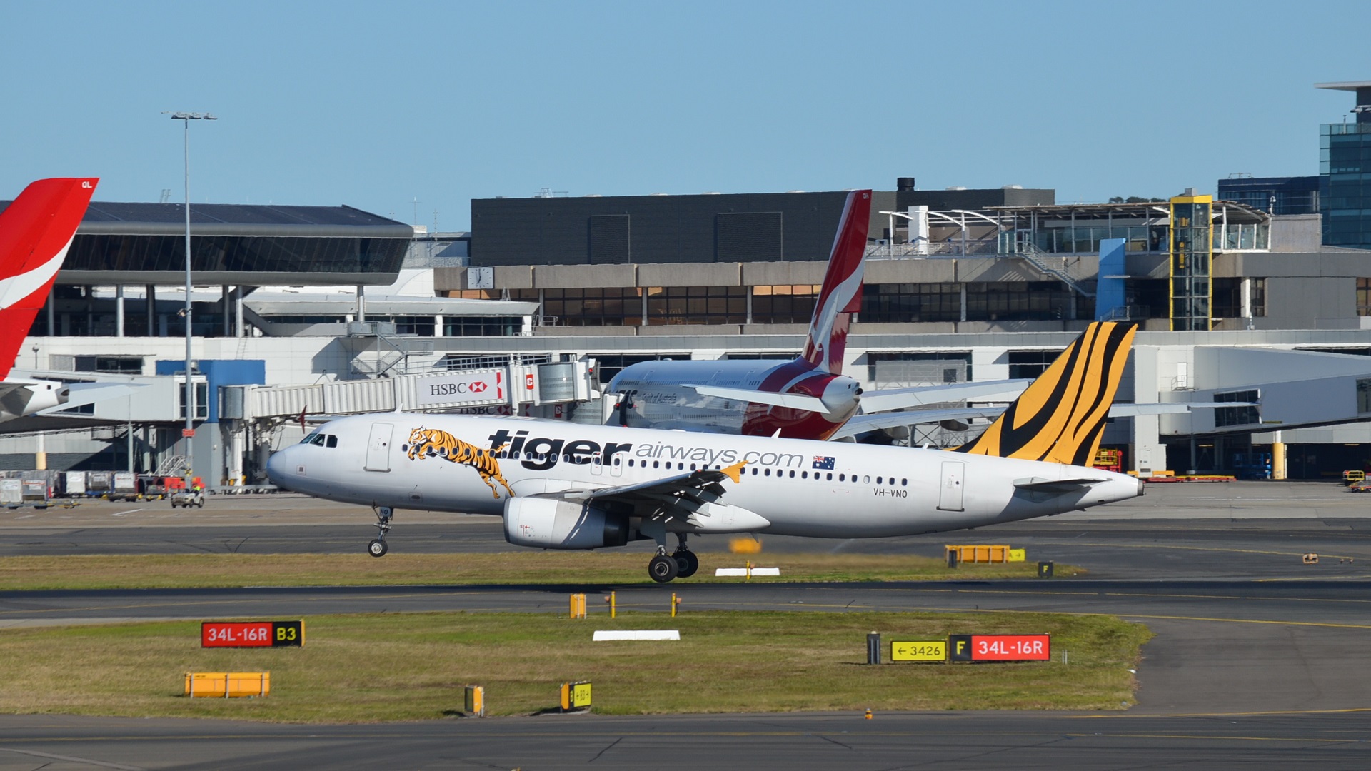 Aircraft Airplane Airbus Airbus A320 Sydney Airport Tiger Airways Vehicle Photography 1920x1080