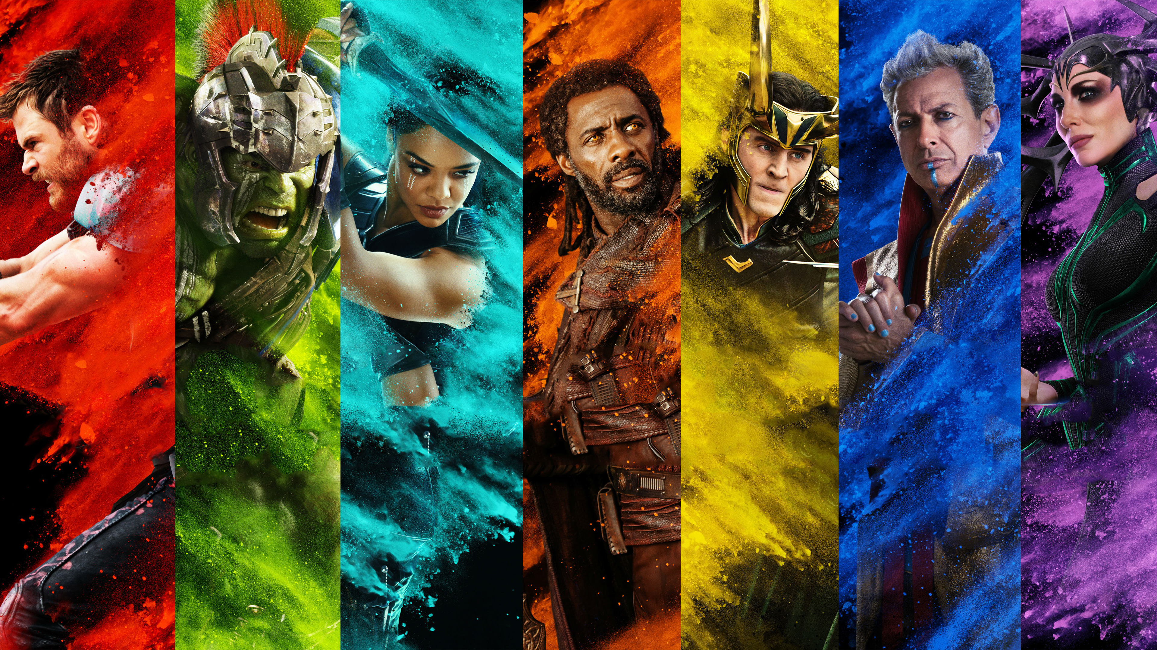 Thor Thor Ragnarok Hela Loki Hulk Chris Hemsworth Cate Blanchett Tom Hiddleston Marvel Cinematic Uni 3840x2160