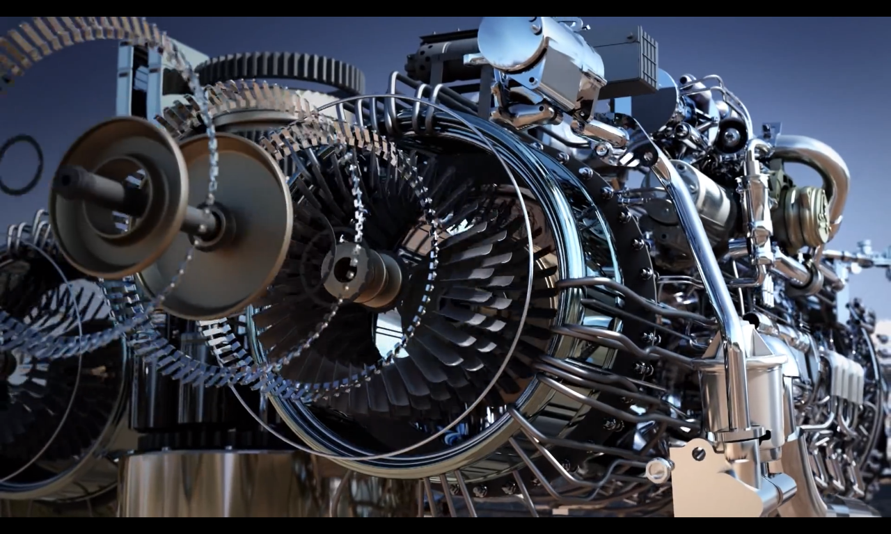 Engines Technology Metal 1280x768