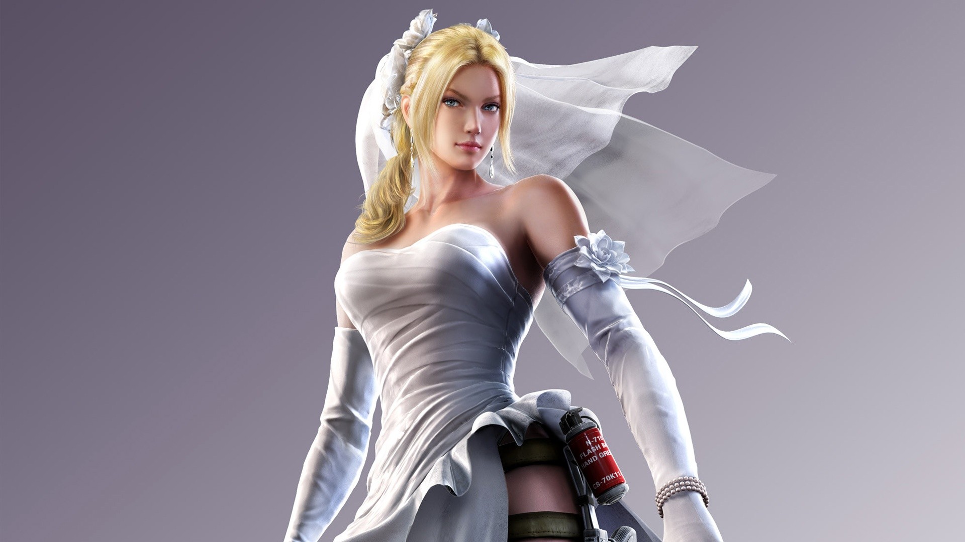 Video Games Nina Williams Tekken Tekken 7 Wedding Dress 1920x1080