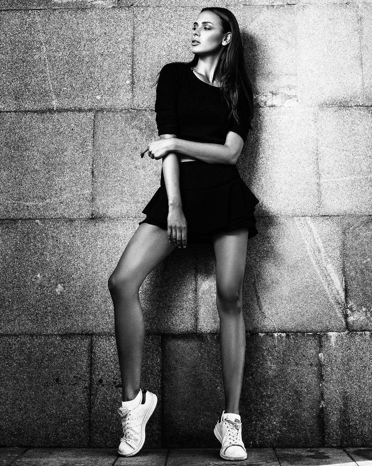 Wall Legs Women Model Aleksey Trifonov Monochrome Wallpaper Resolution1200x1500 Id360856 