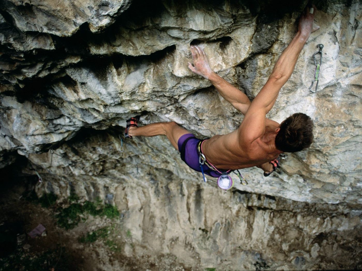 Rock Climbing Men Men Outdoors Sports Muscular 1400x1050
