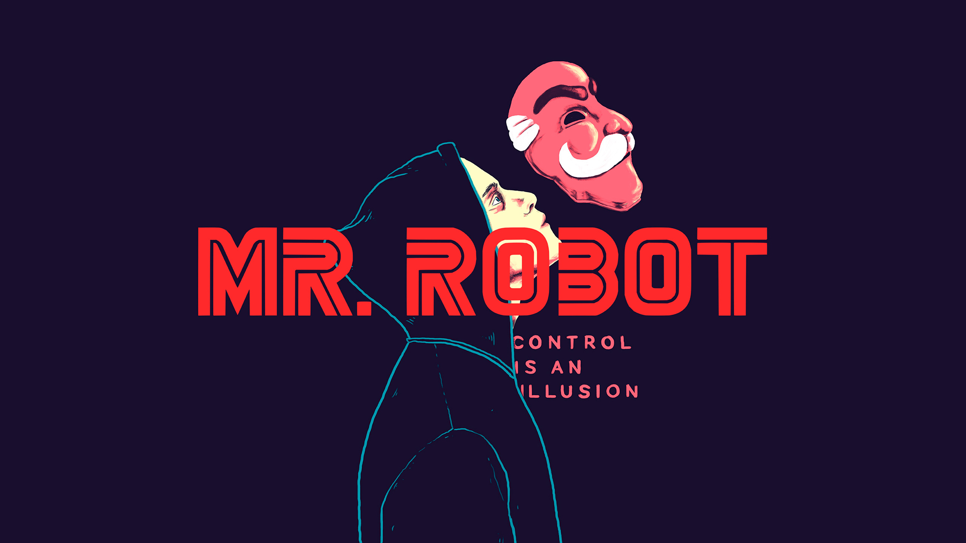 Elliot Mr Robot Mr Robot Artwork Simple Background Henrique Petrus 1920x1080