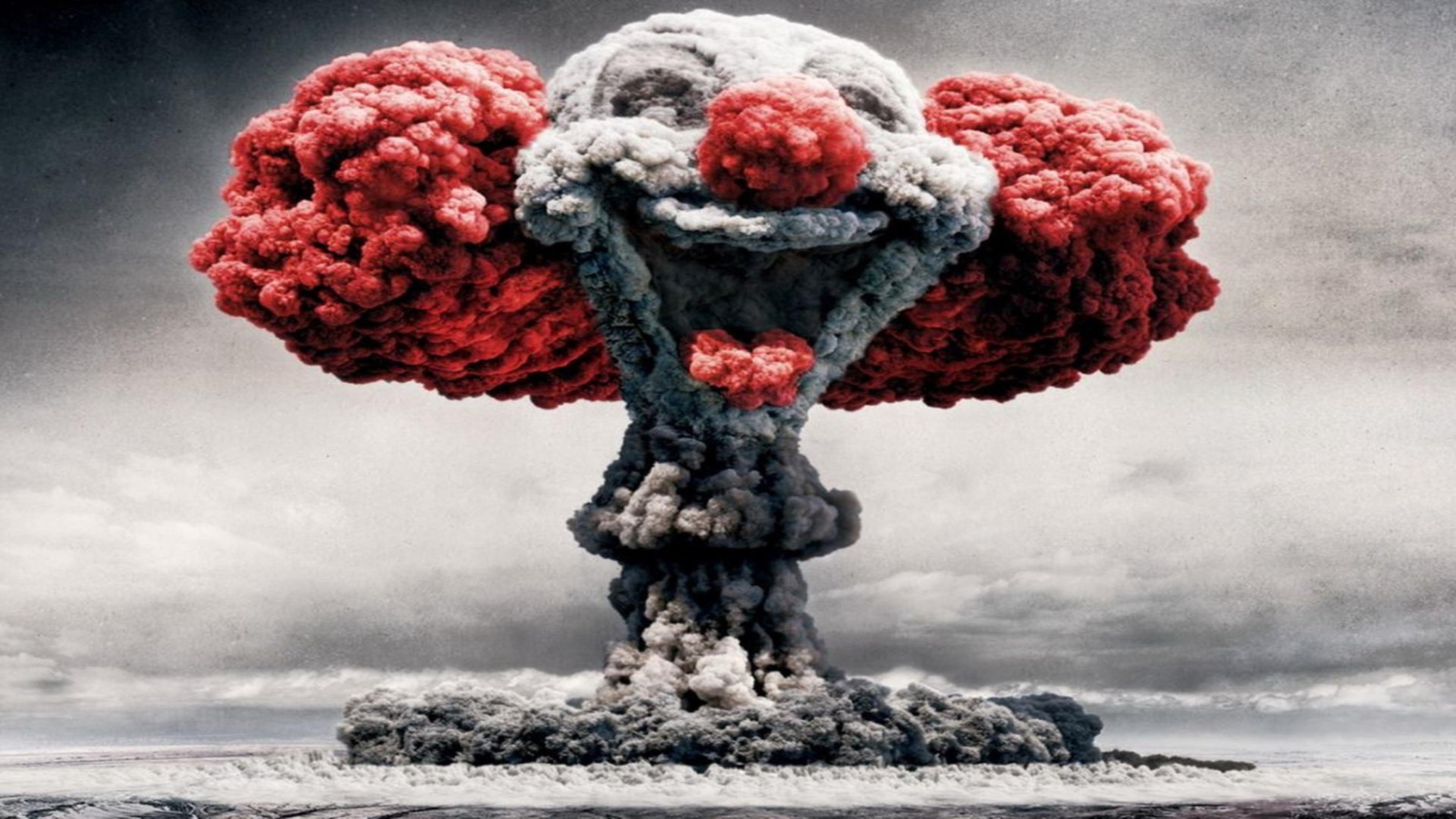 Clown Clouds Atomic Bomb 1920x1080