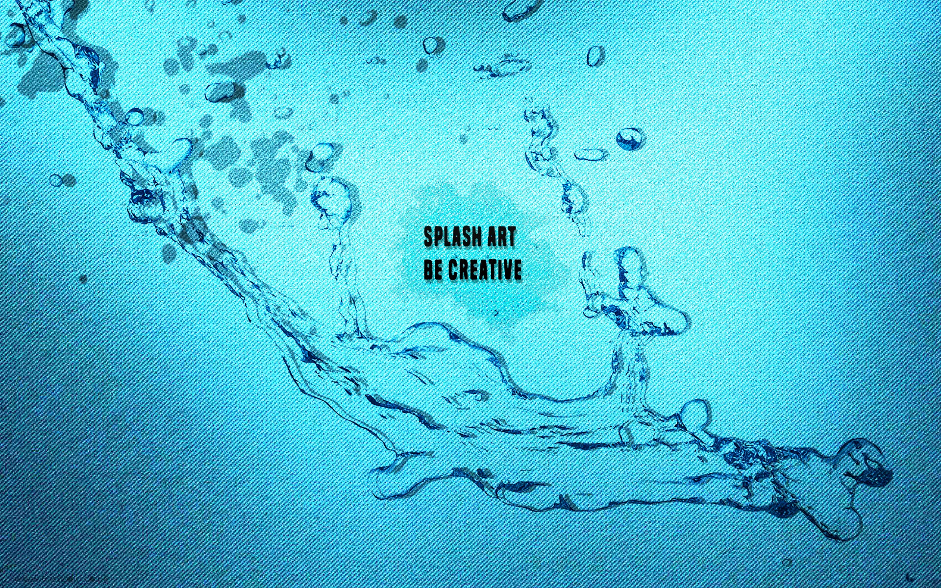 Water Splash Splashes Water Blue Cyan Texture 1920x1200