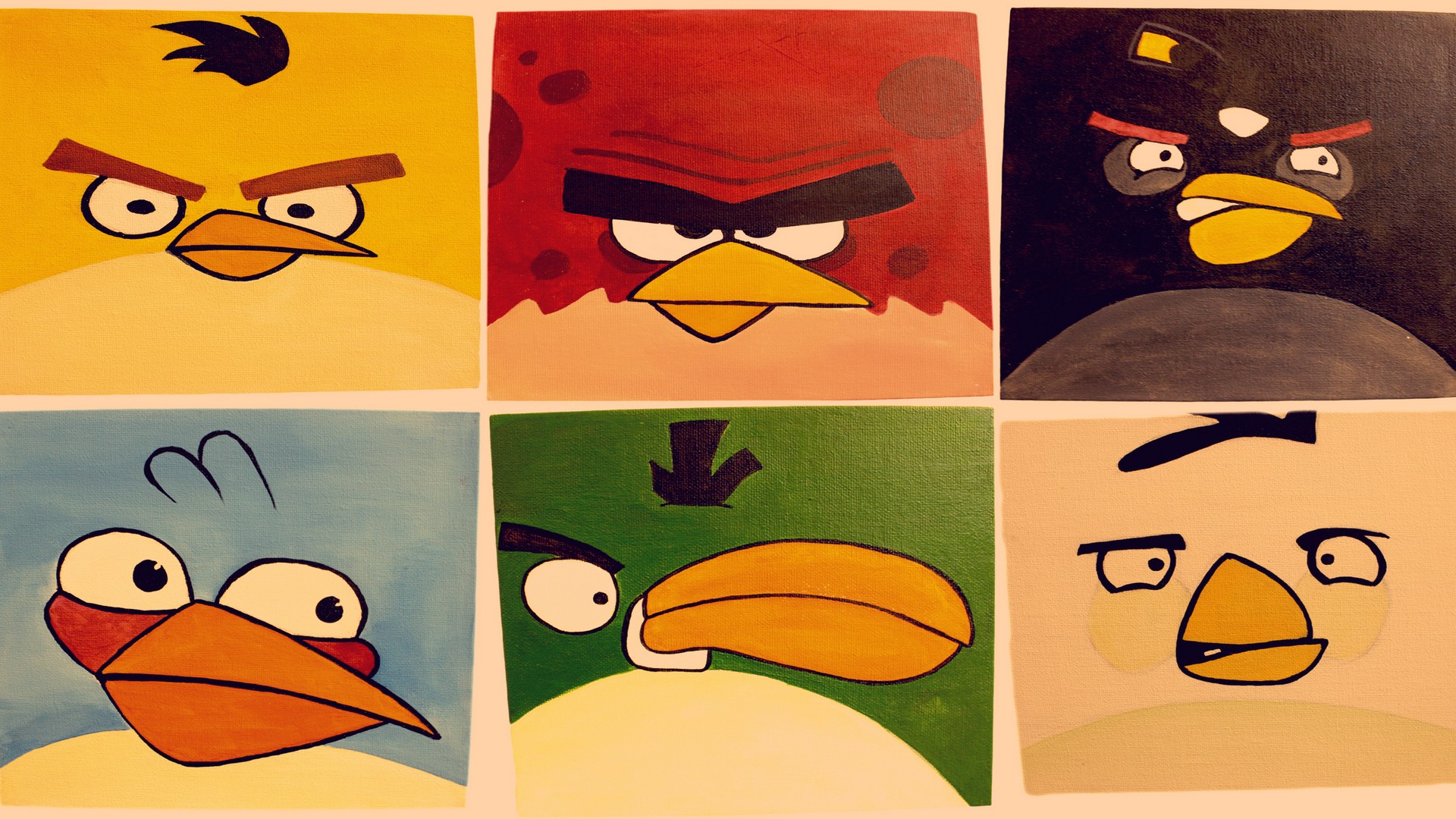 Angry Birds Collage Birds 1920x1080