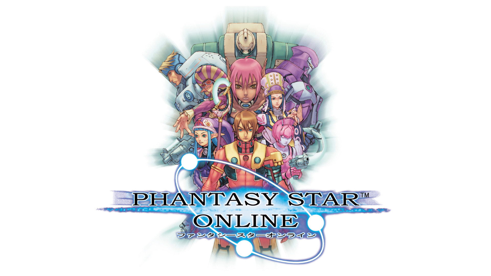 Phantasy Star Online Anime Video Games White Background 1920x1080