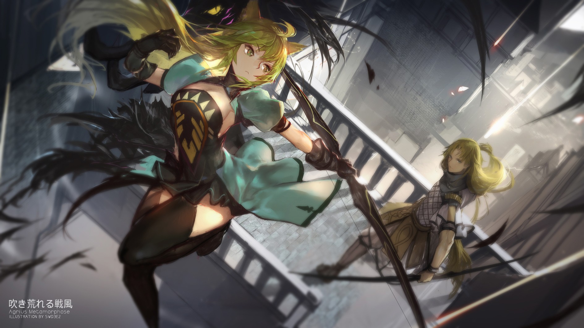 Anime Girls Swd3e2 Fate Apocrypha Fate Series Thigh Highs Bow And Arrow Archer Fate Apocrypha Blonde 1890x1063