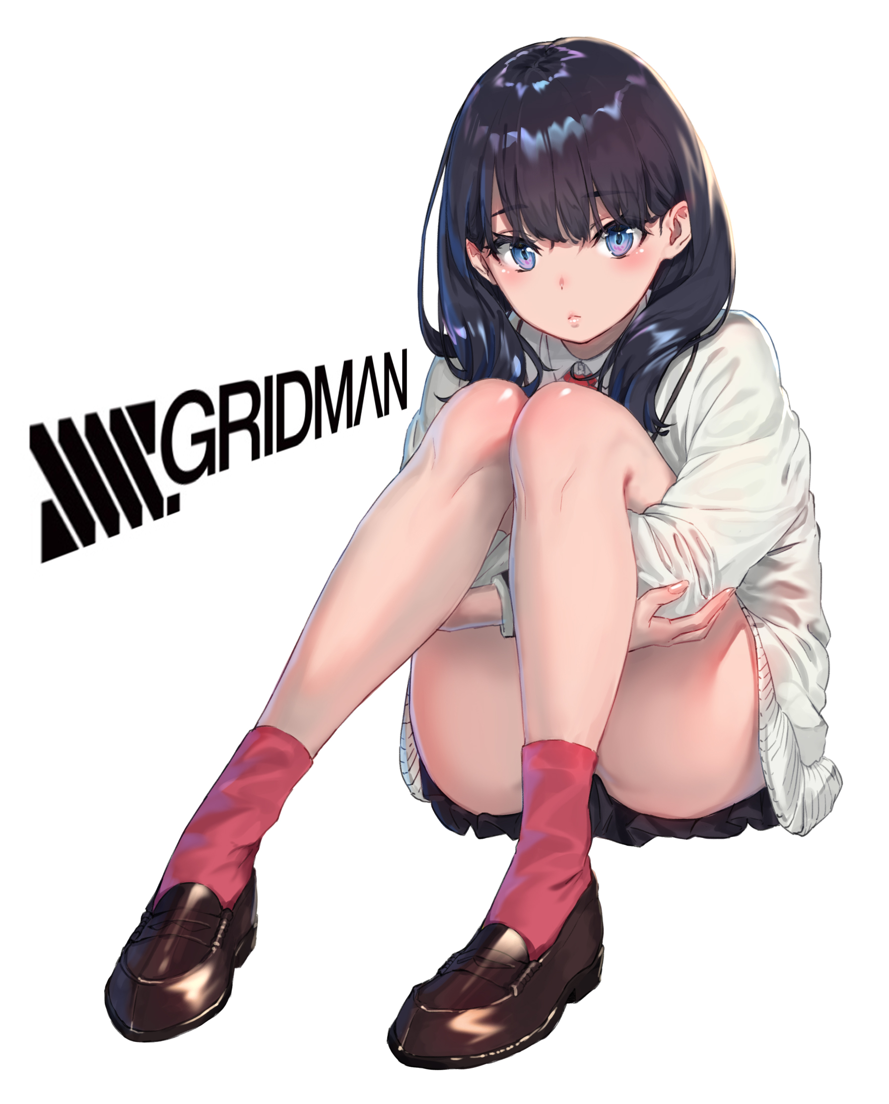 Takarada Rikka SSSS GRiDMAN Anime Fan Art Artwork Digital Art Illustration 2D Anime Girls Skirt Sock 1791x2224