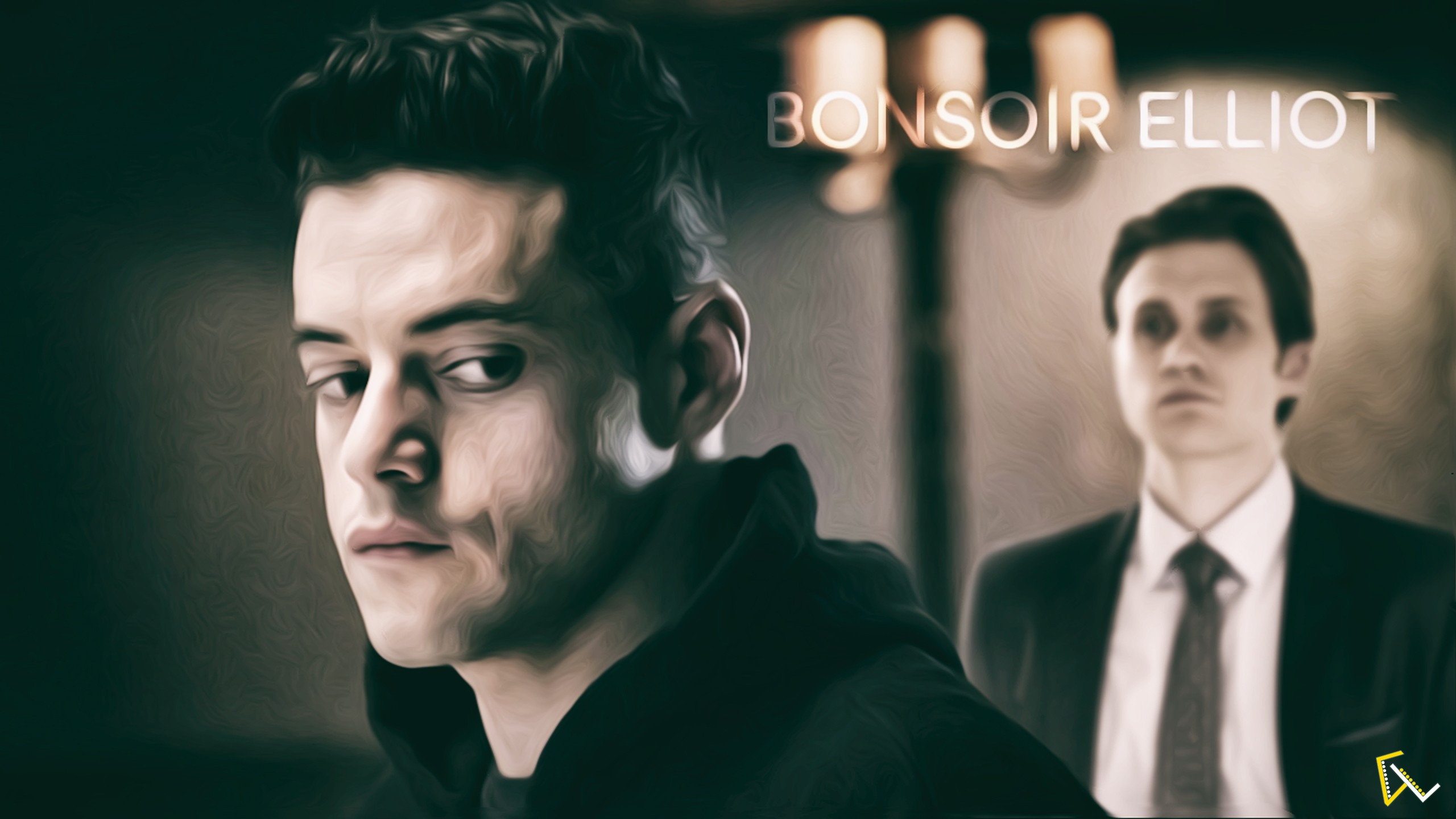 Elliot Mr Robot Mr Robot Fan Art Digital Art 2560x1440