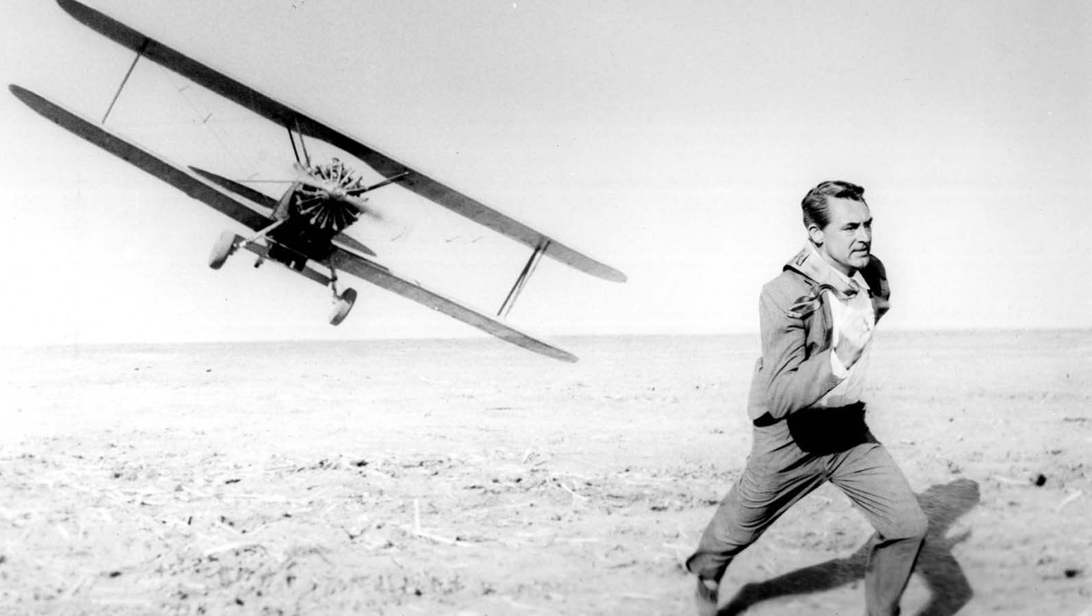 Biplane Cary Grant North By Northwest Alfred Hitchcock 1594x900
