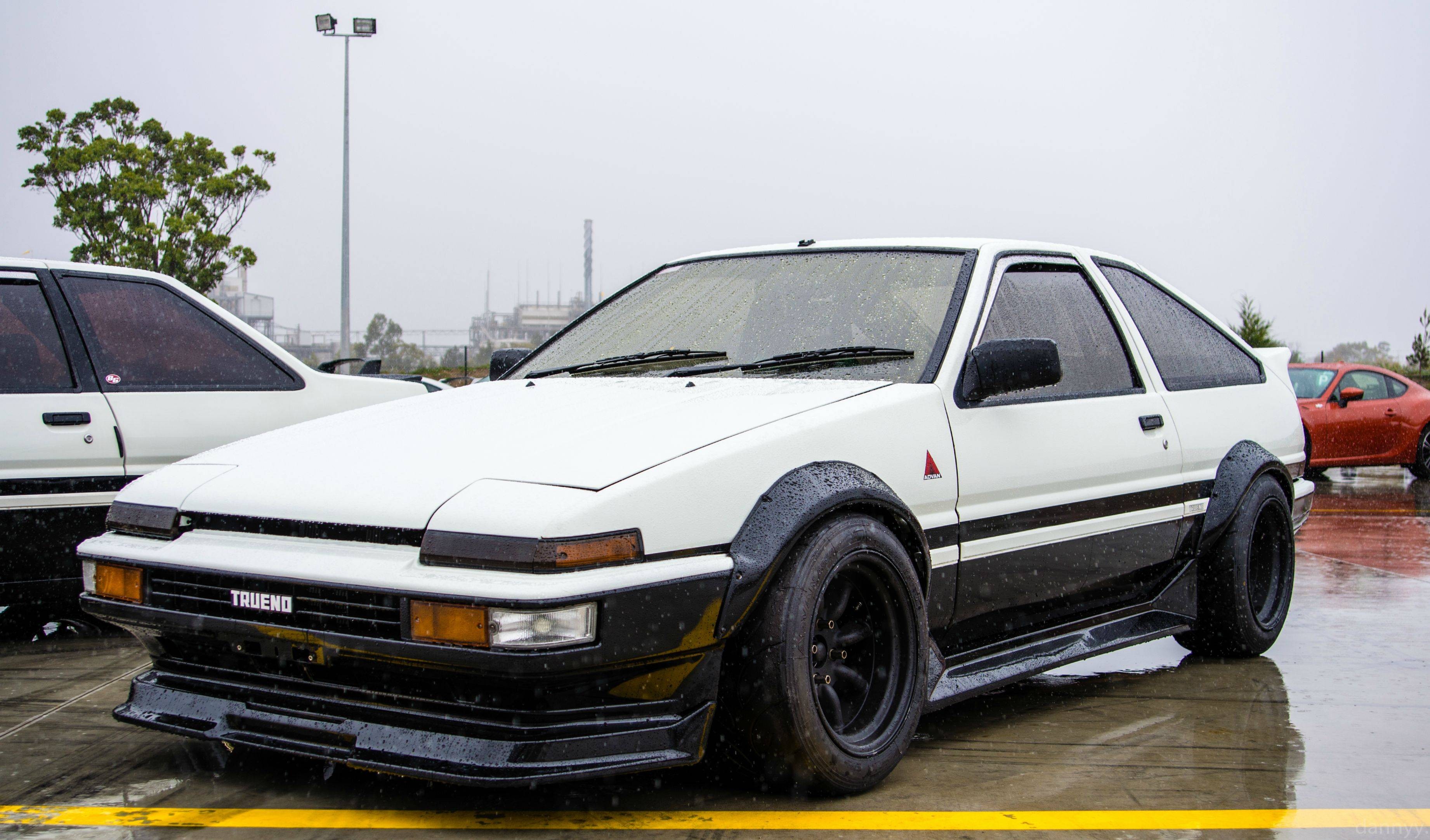 Toyota AE86 AE86 Toyota Car Japanese Cars JDM White Cars Pop Up Headlights 3684x2165