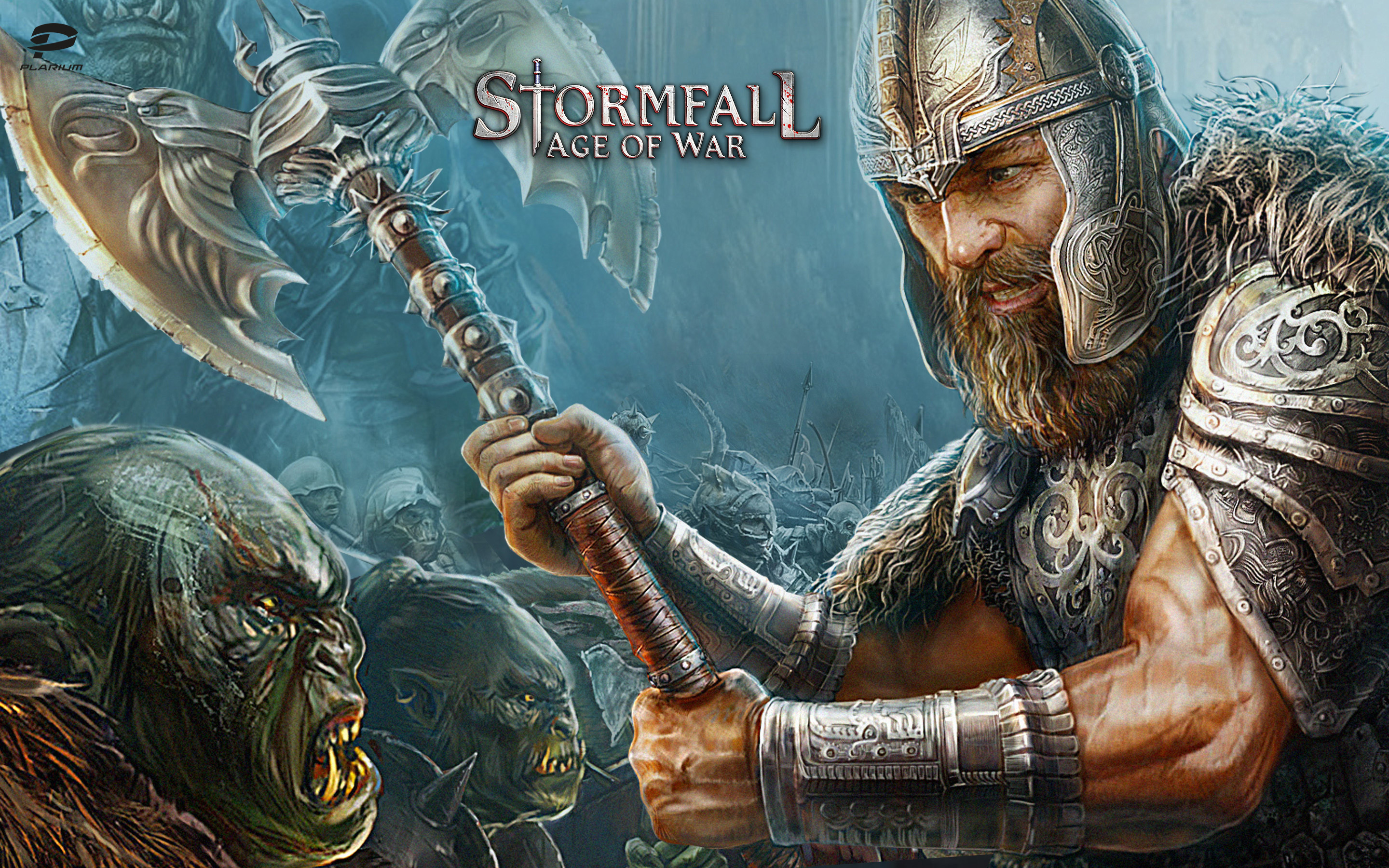 Stormfall Age Of War Warrior Orc Axe Armor 2880x1800