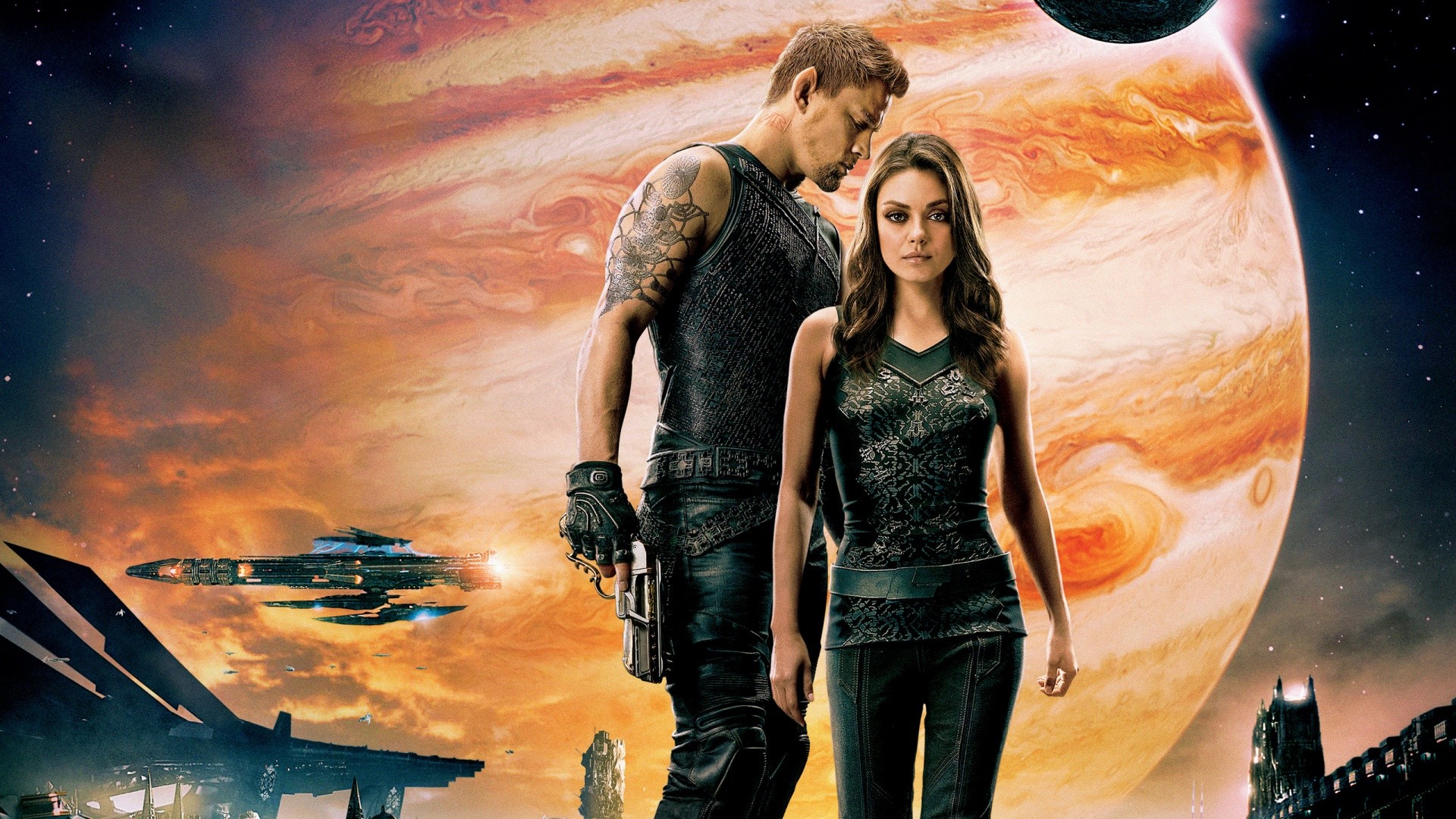 Jupiter Ascending Channing Tatum Mila Kunis Digital Art Movies 1920x1080