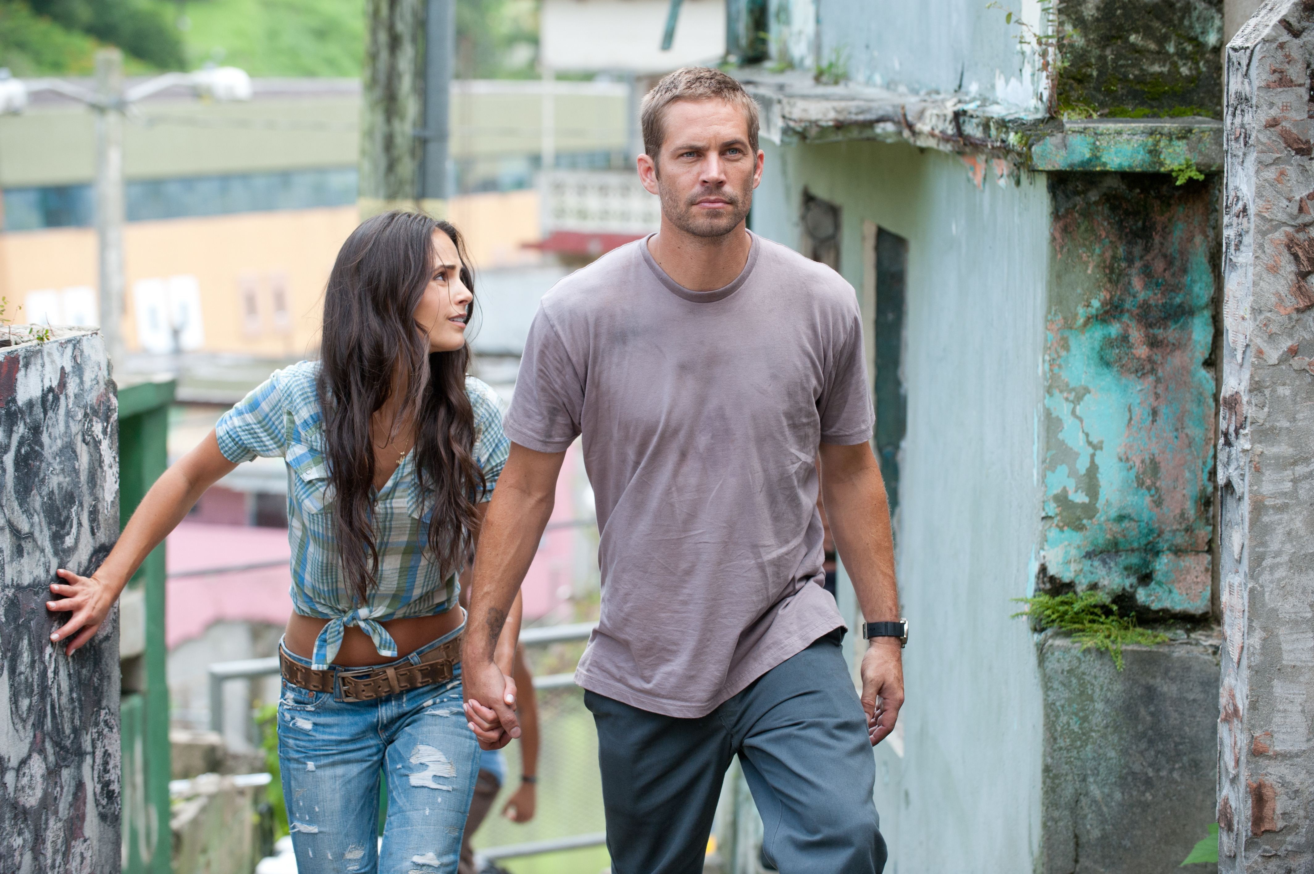 Paul Walker Fast And Furious Jordana Brewster Movies Couple Holding Hands 4256x2832