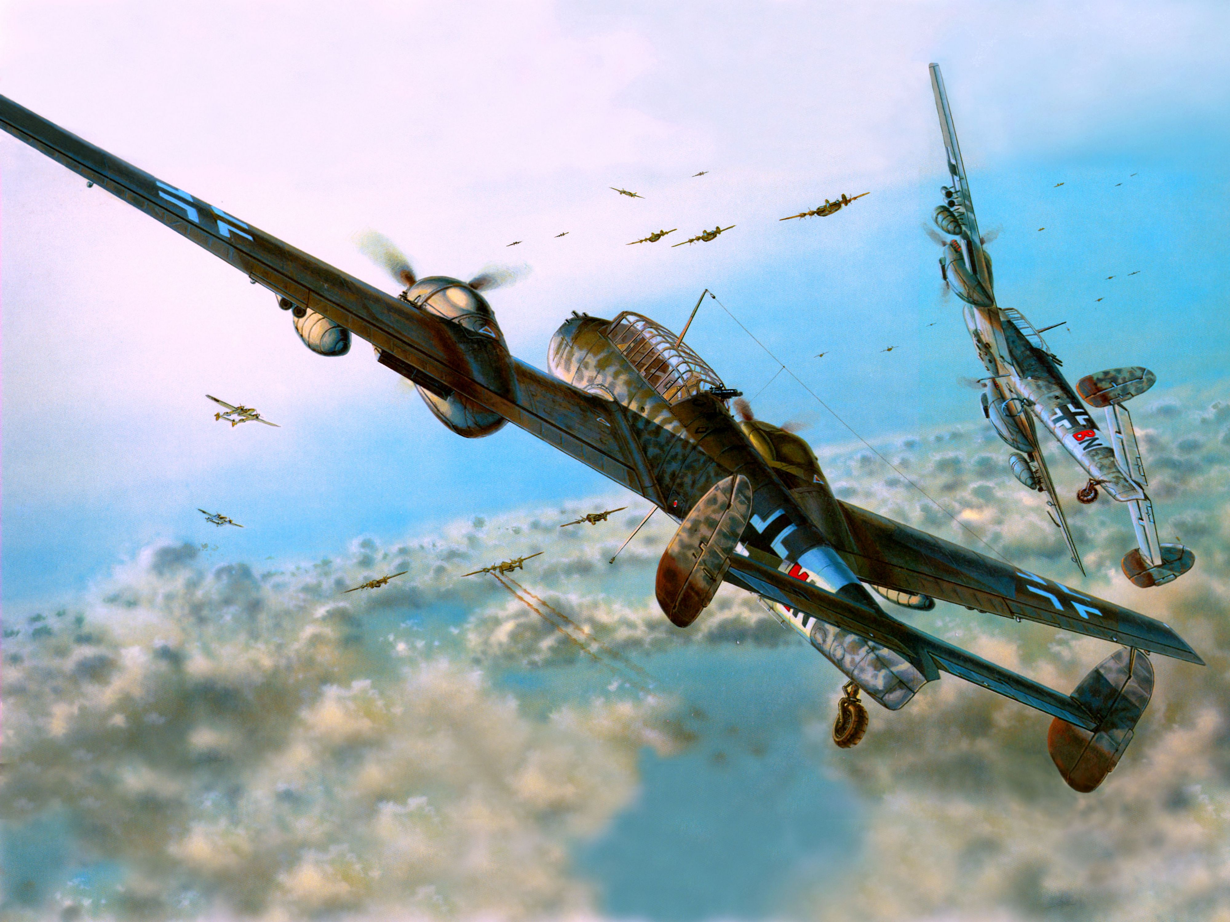 Military Messerschmitt Bf 110 4000x3000