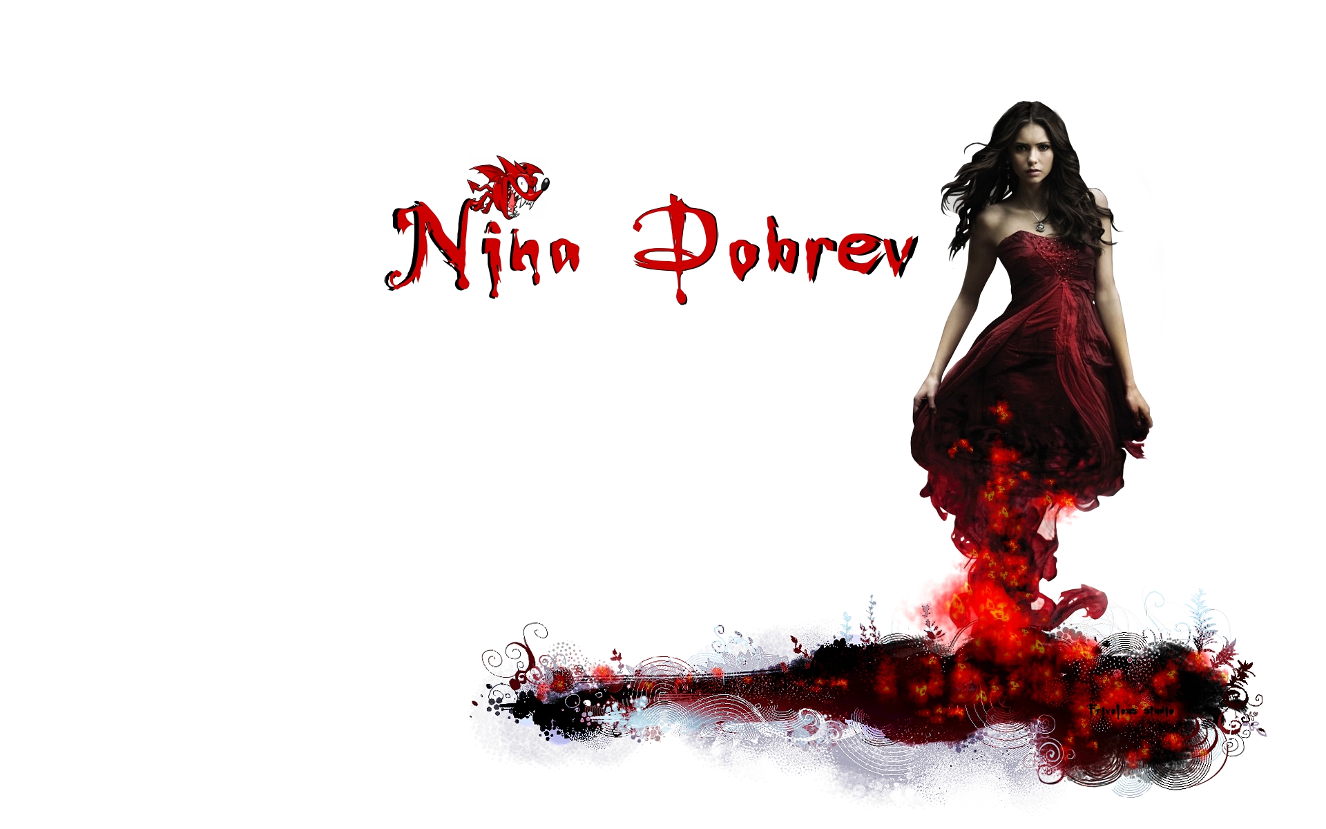 Nina Dobrev Frivolous Studio Actor Women 1920x1200