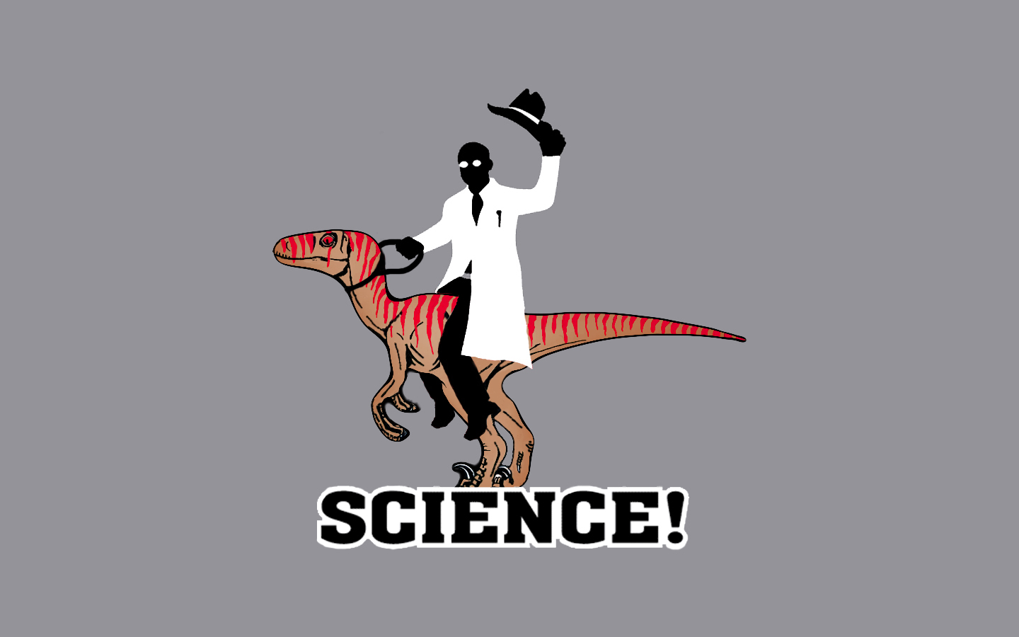 Science Dinosaur Scientist 1440x900