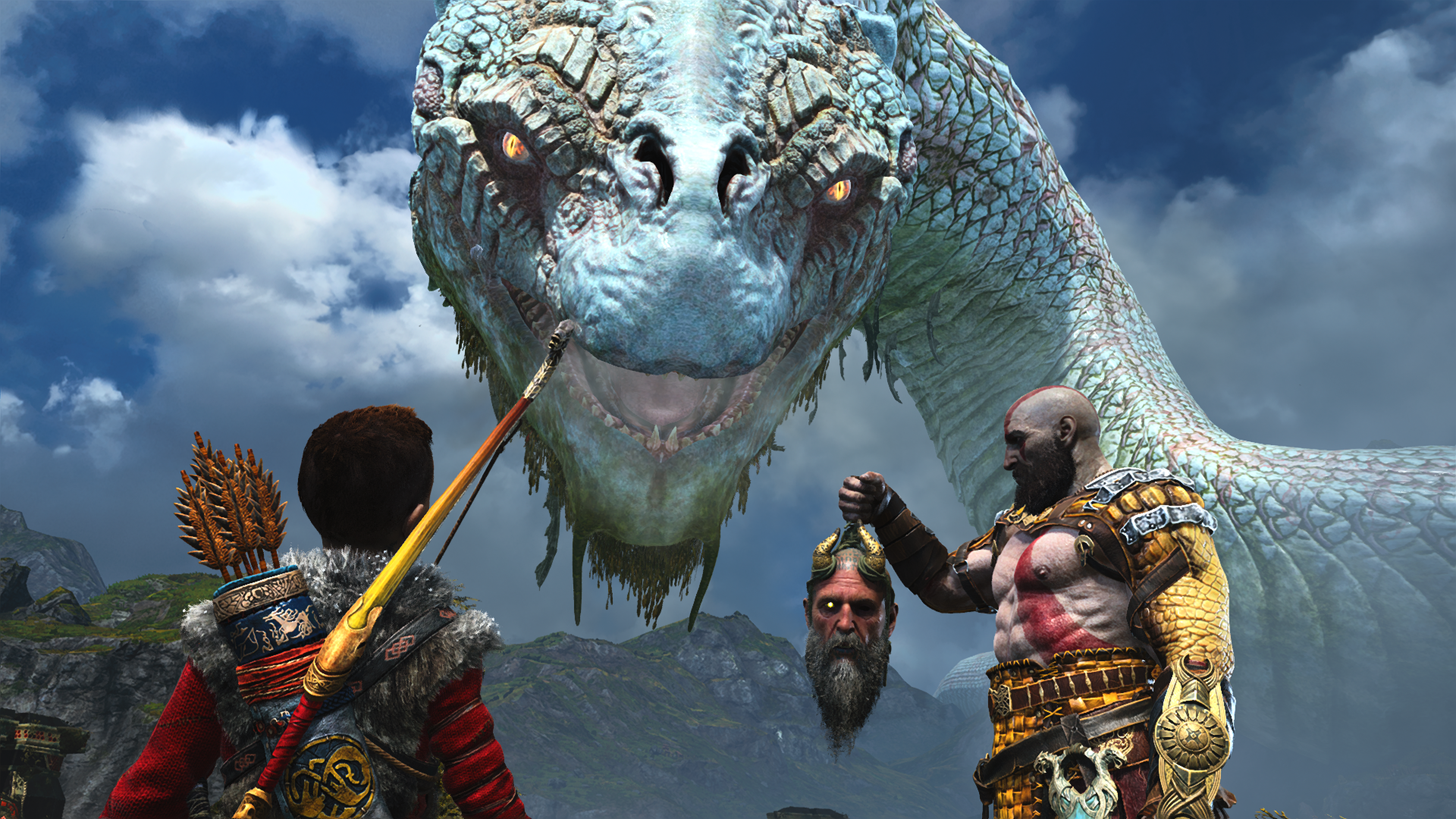 God Of War Kratos Atreus PlayStation 4 Norse Mythology God Of War 2018 3840x2160