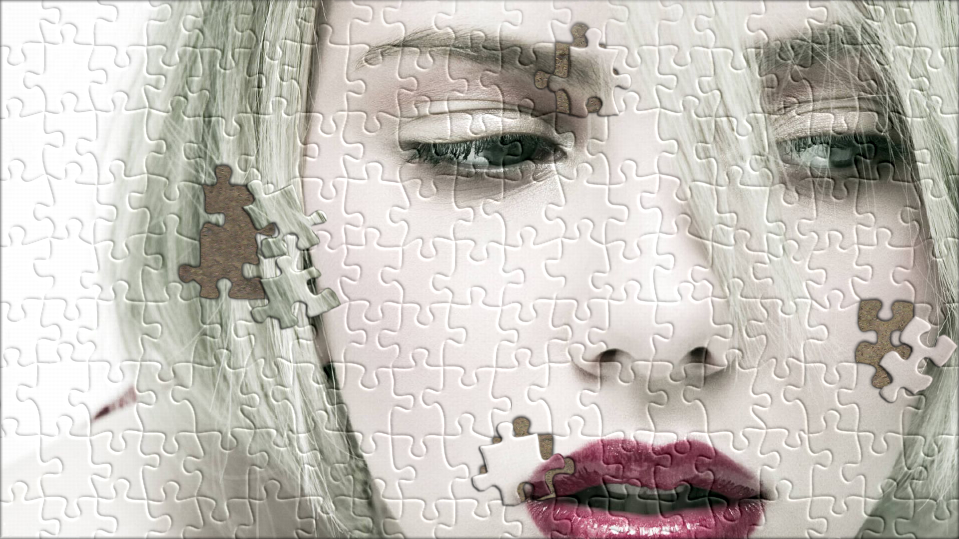 Scarlett Johansson Puzzle 1920x1080