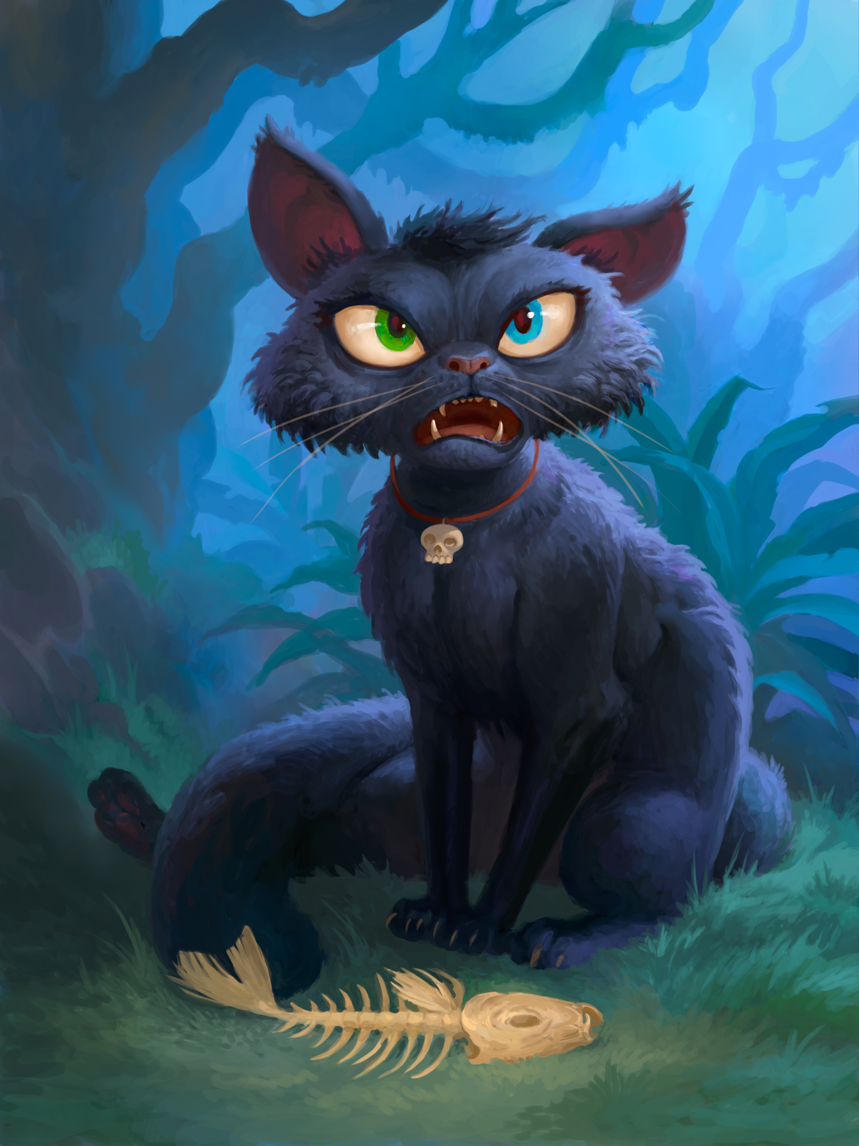 Hearthstone The Witchwood Hearthstone Heroes Of Warcraft Cats 3000x4000