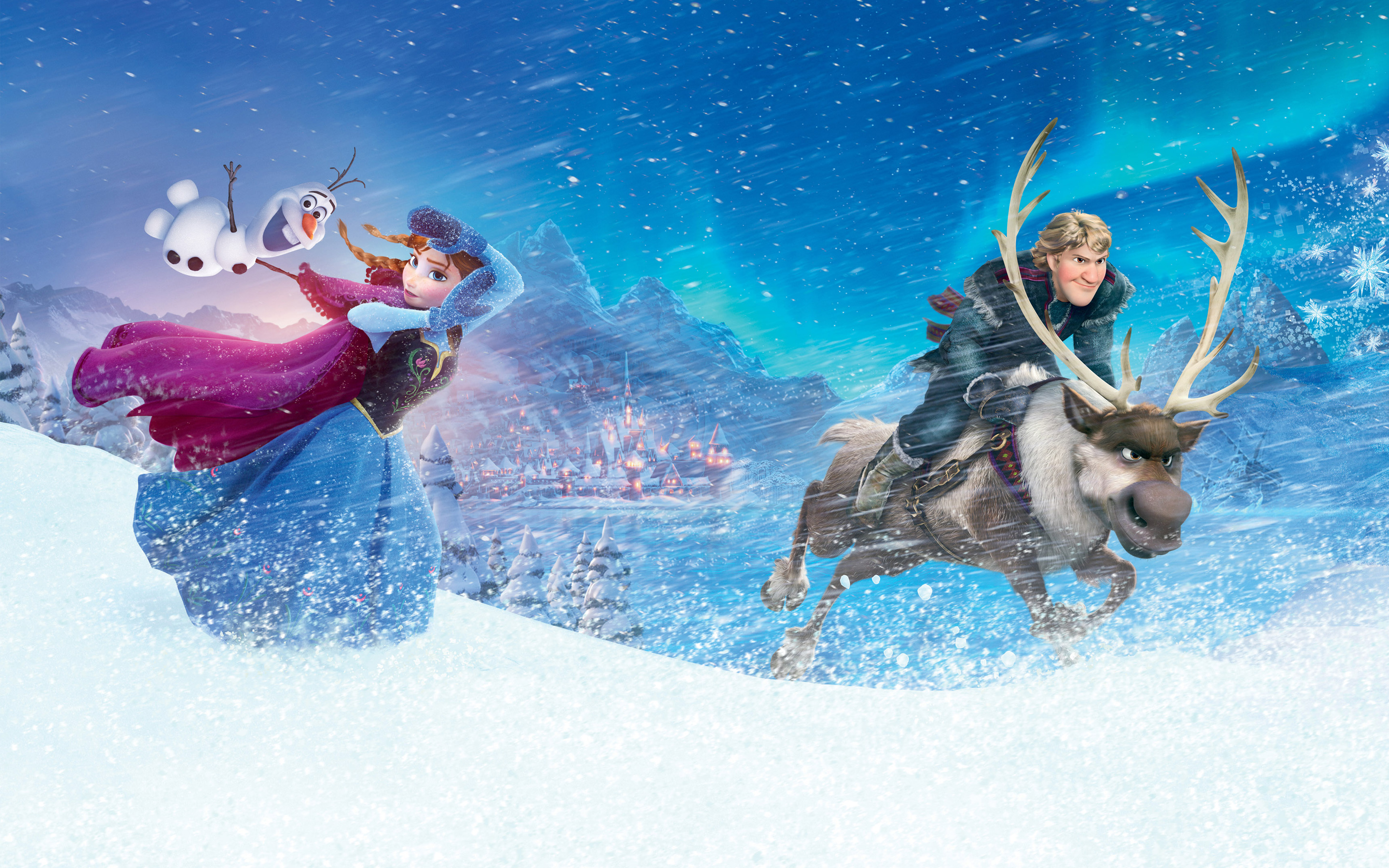 Frozen Movie Anna Frozen Olaf Frozen Sven Frozen Kristoff Frozen 2880x1800