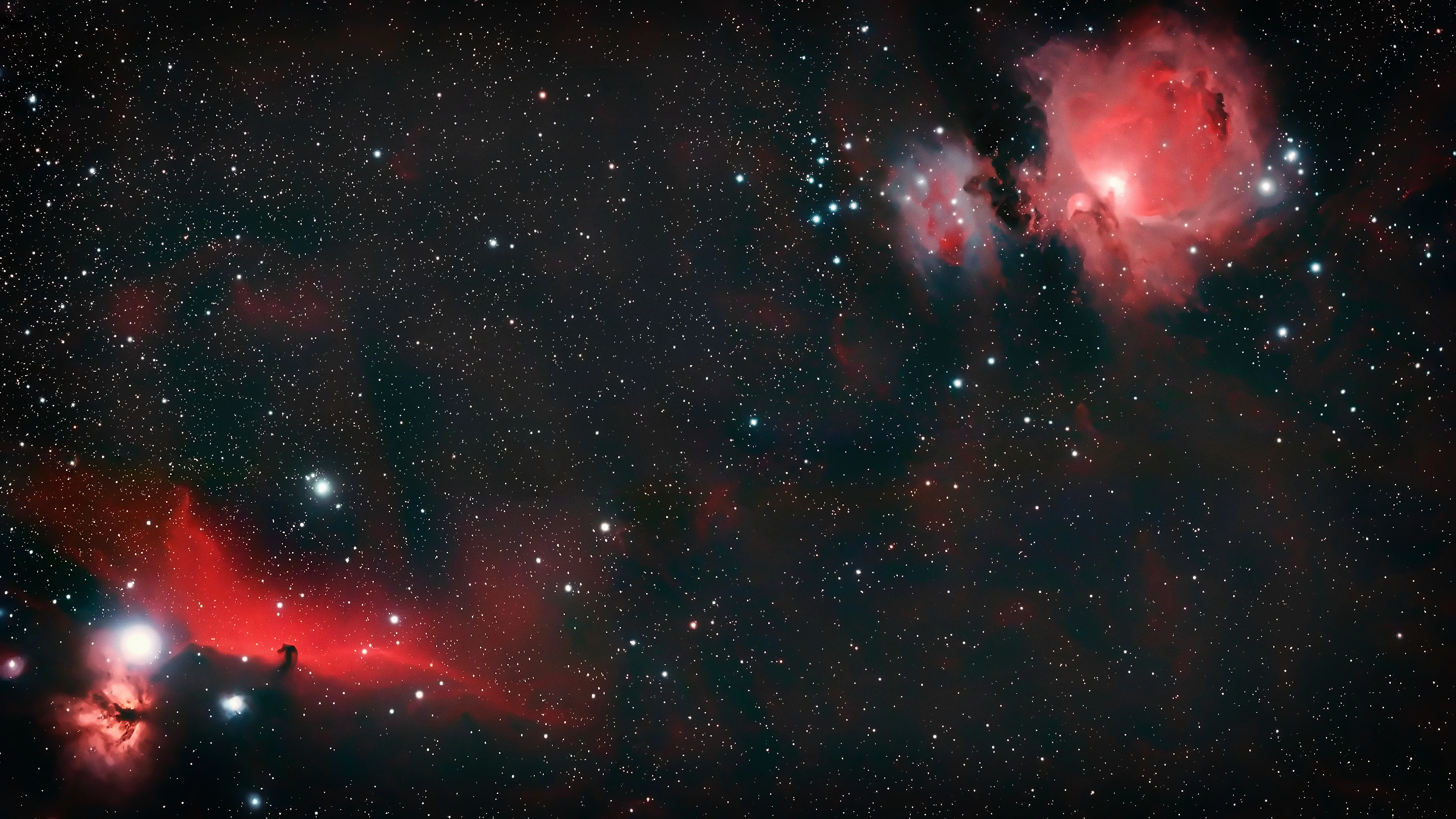 Galaxy Space Stars Universe Spacescapes Nebula Horsehead Nebula 3840x2160