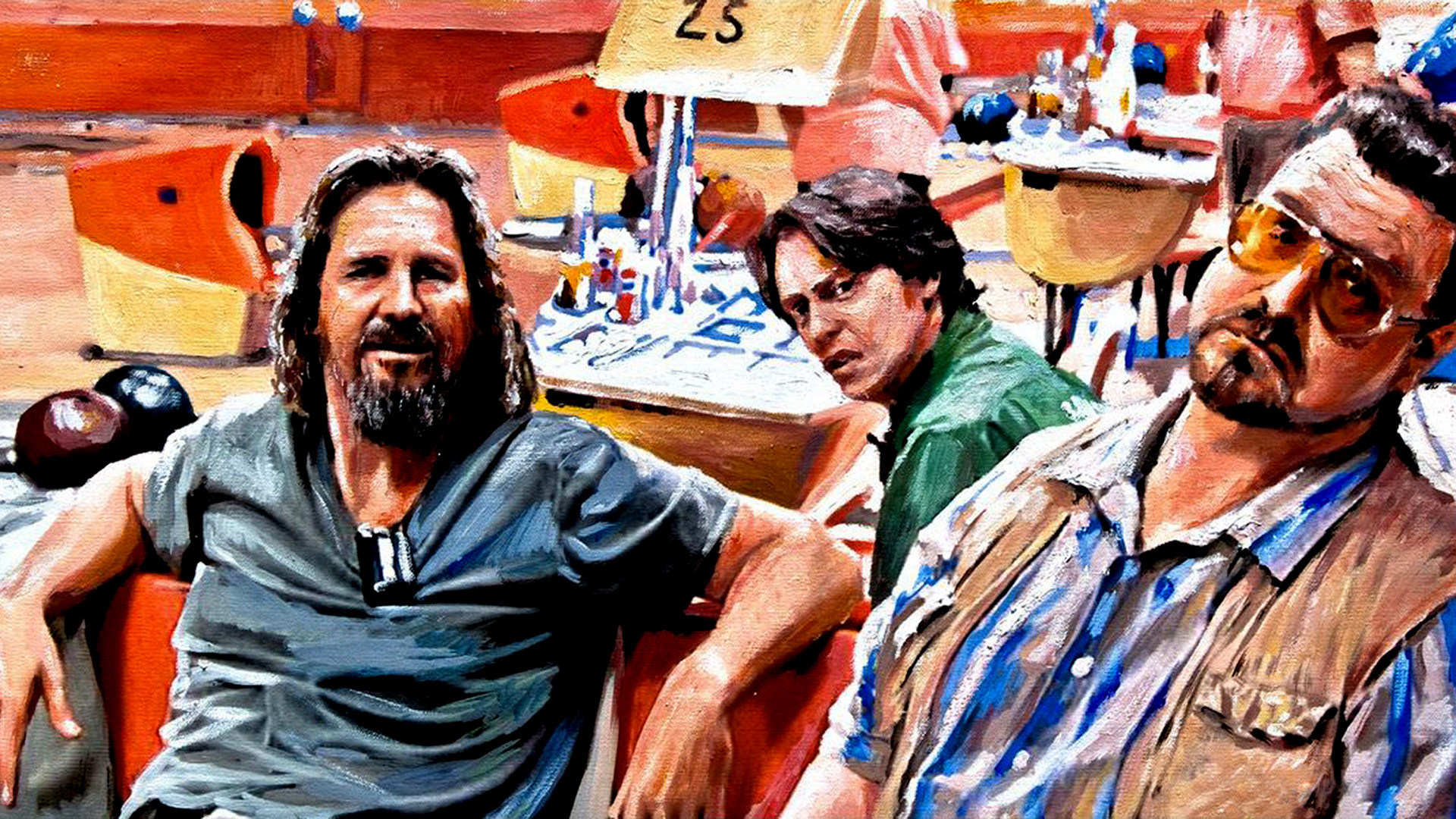Jeff Bridges Painting 1920x1080