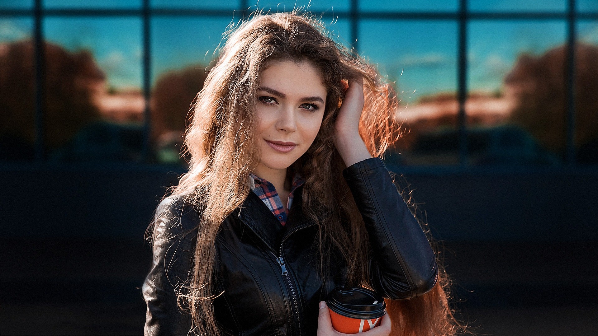 Dmitriy Korneev Women Model Auburn Hair Face Portrait Looking At Viewer Long Hair Depth Of Field Jac 1920x1080