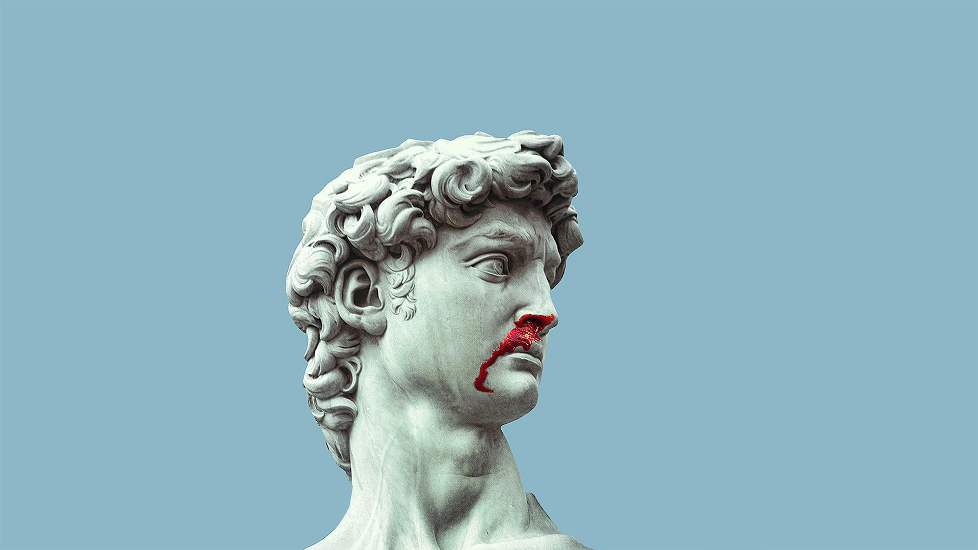 Statue Of David Marble 1920x1080