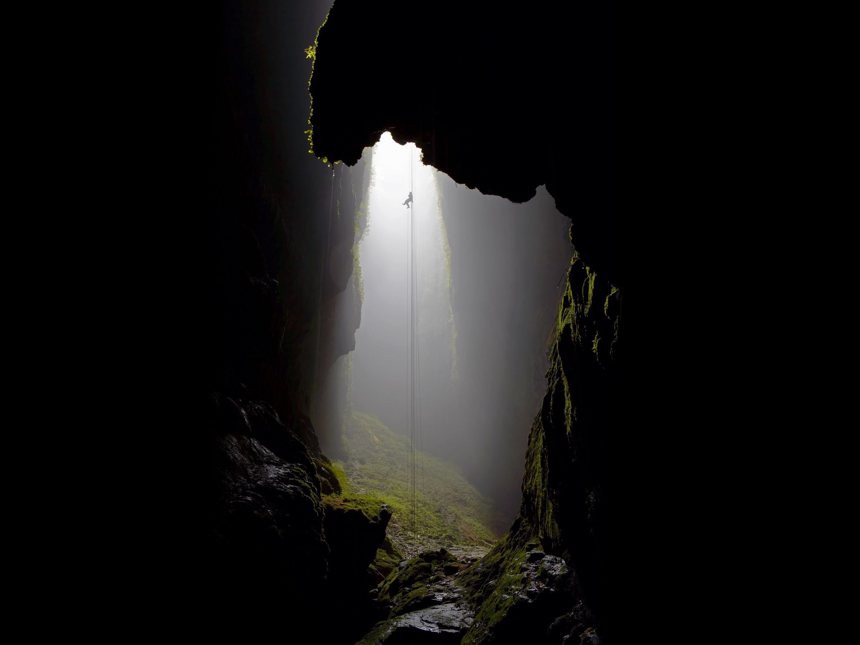 Spelunking Cave Mexico Nature 2808x2106