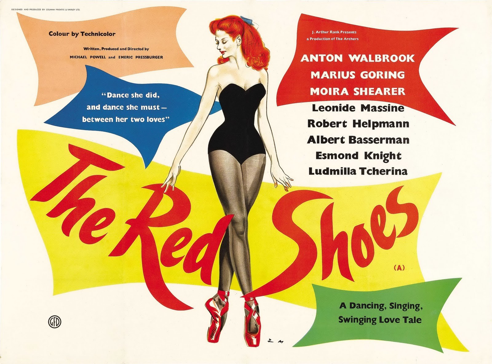 Film Posters The Red Shoes Ballet Movie Poster 1600x1185