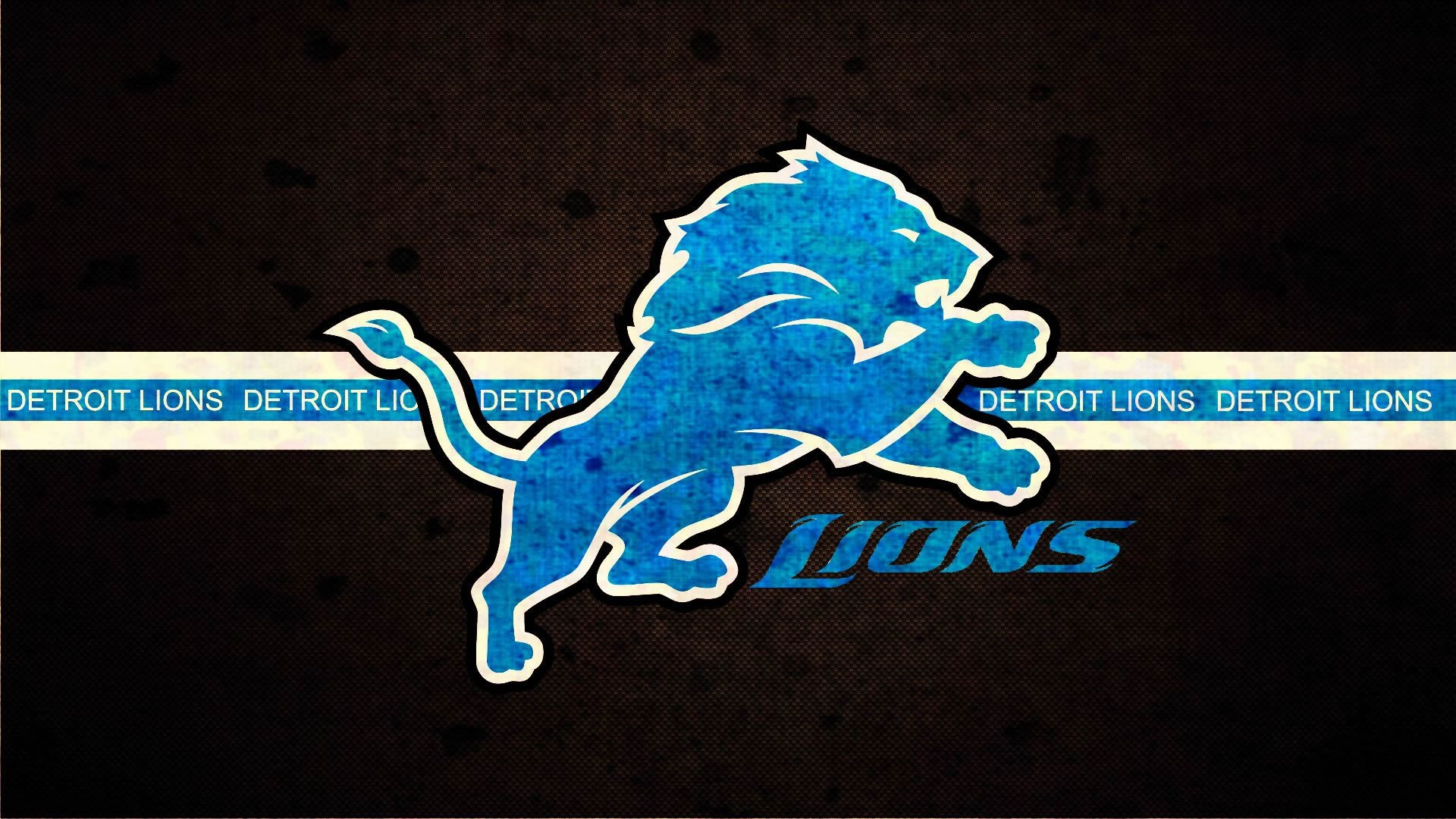 Detroit Lions American Football NFL Logo 1920x1080