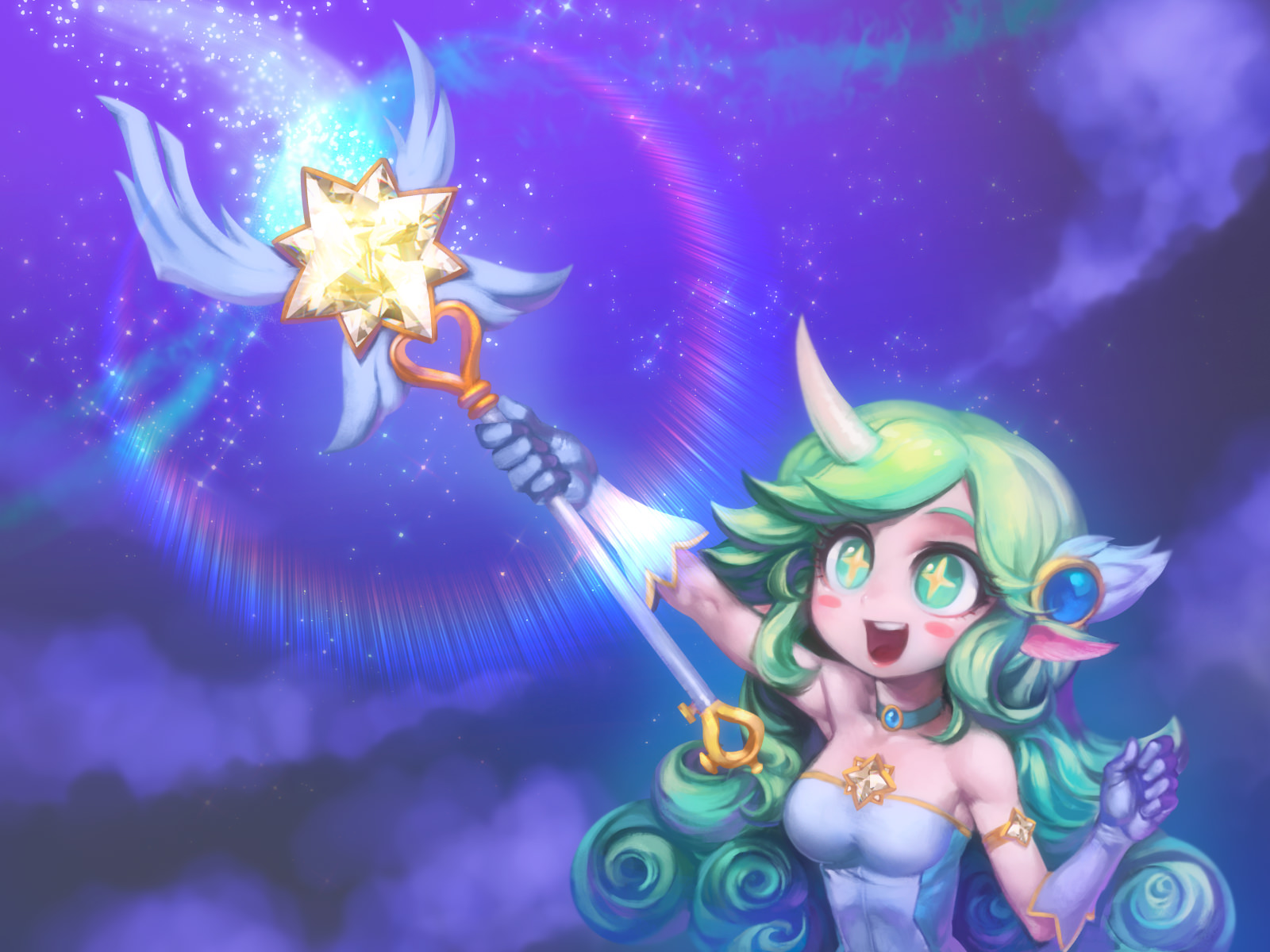 Soraka League Of Legends League Of Legends Star Guardian Soraka 1600x1200