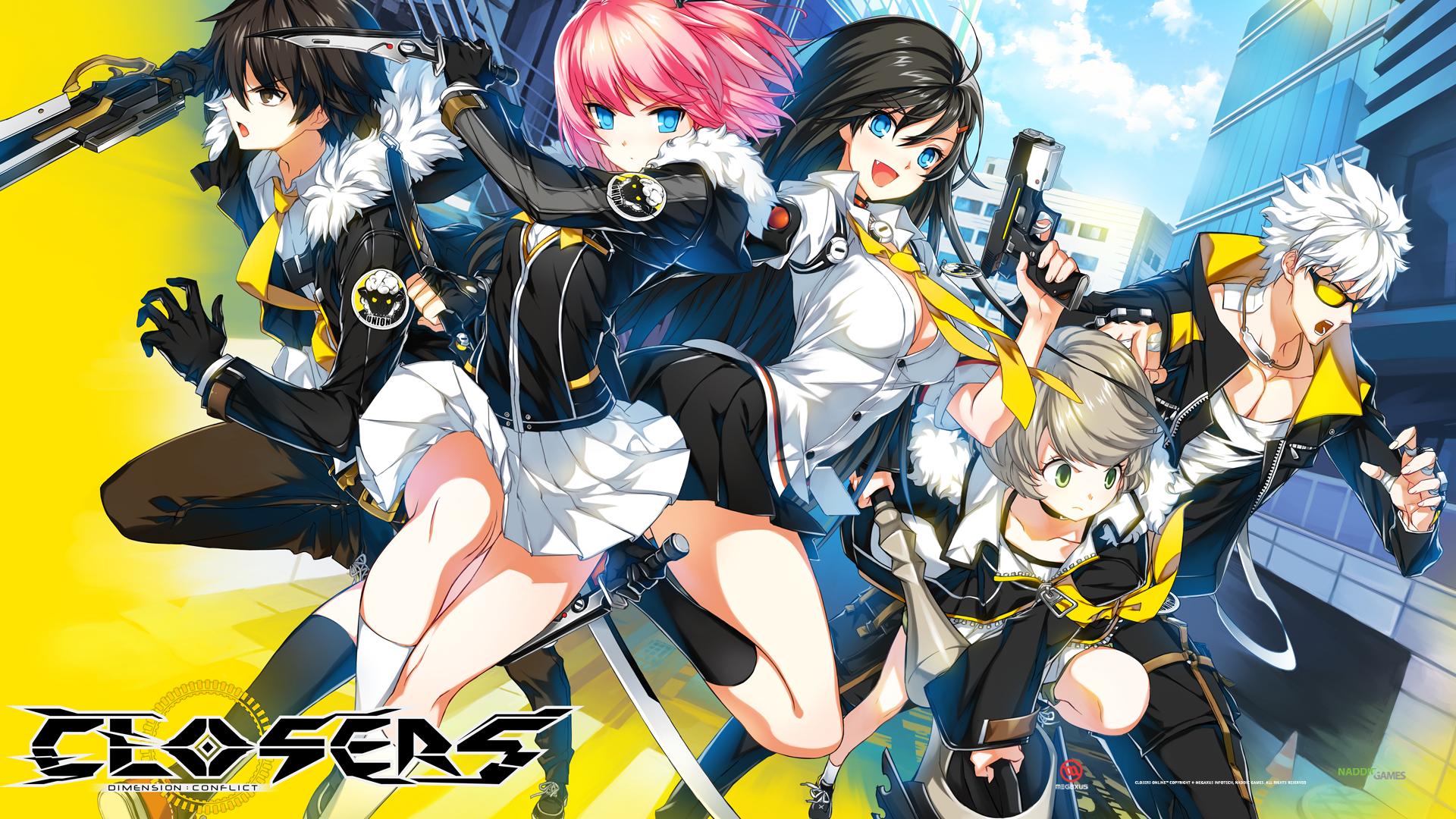 Closers Dimension Conflict Closers Video Games Yuri Seo Weapon 1920x1080