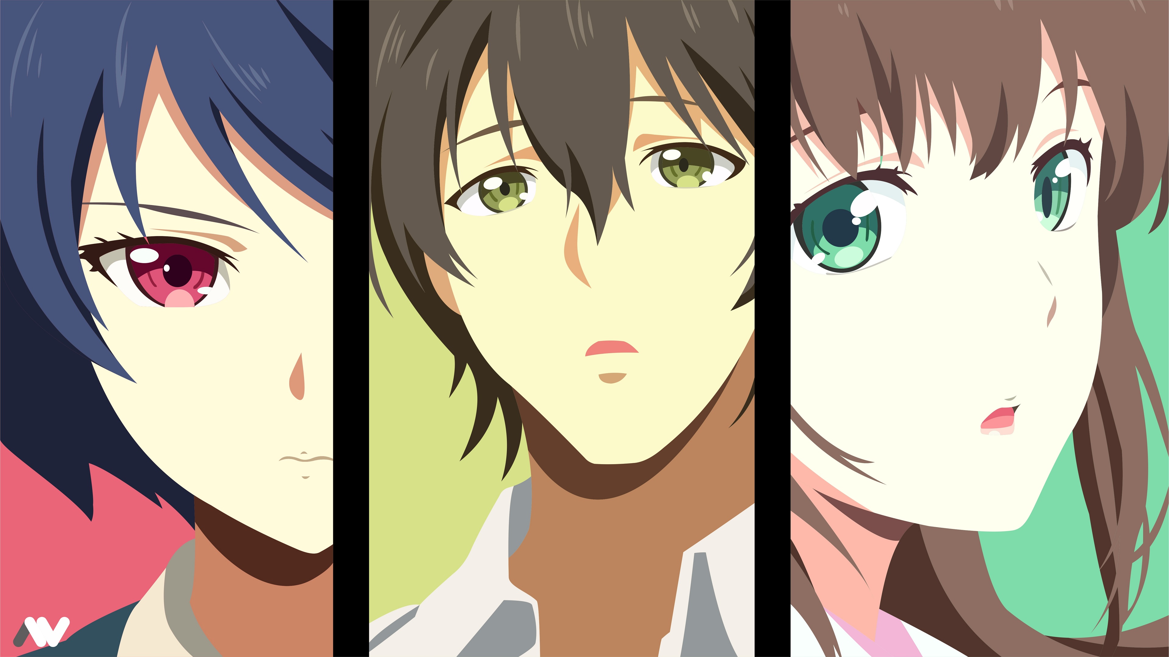 Domestic Na Kanojo Tachibana Rui Domestic Na Kanojo Collage Anime Boys Anime Girls Red Eyes Green Ey 3840x2160