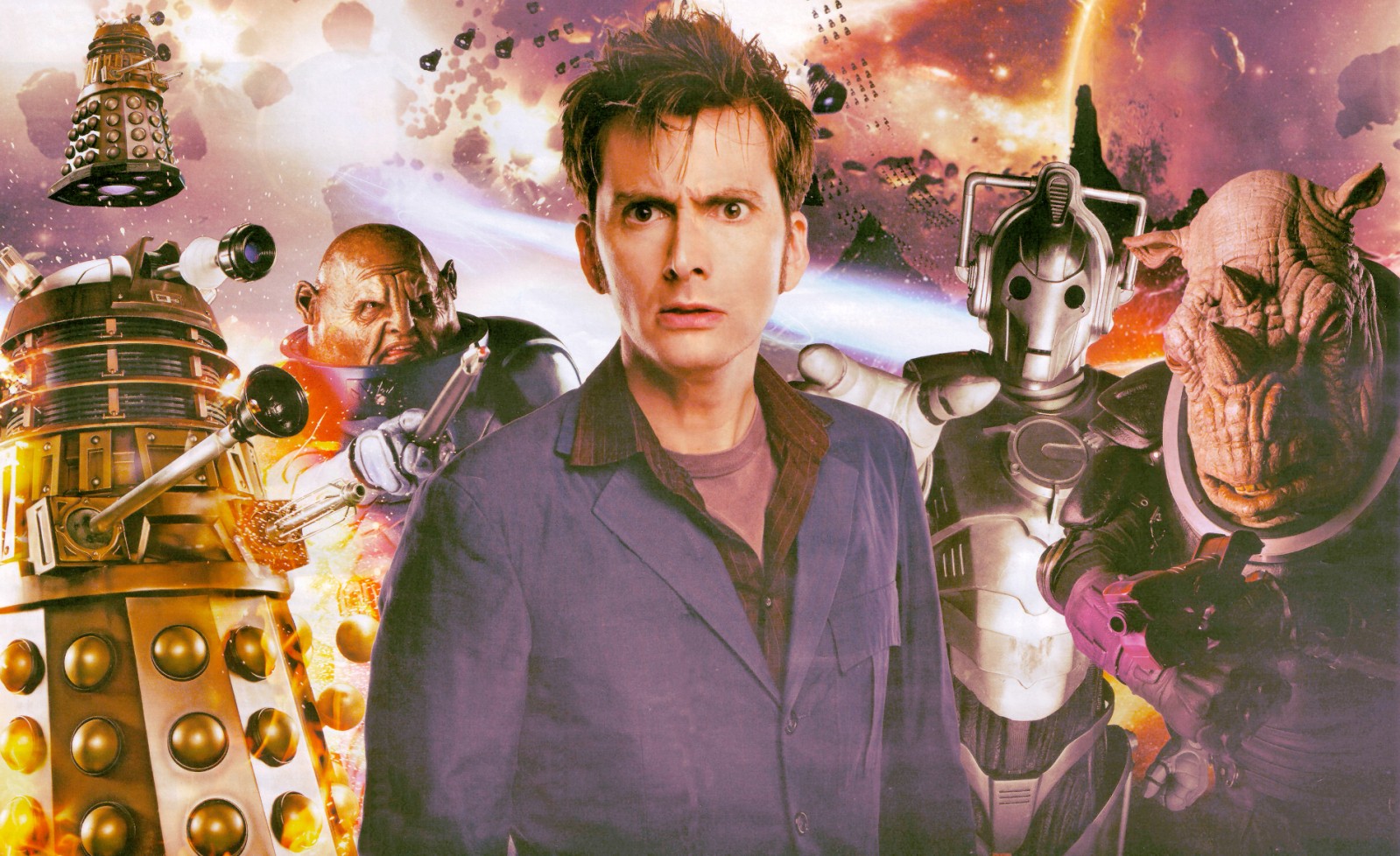 Doctor Who The Doctor Daleks Cybermen David Tennant Tenth Doctor 1599x978