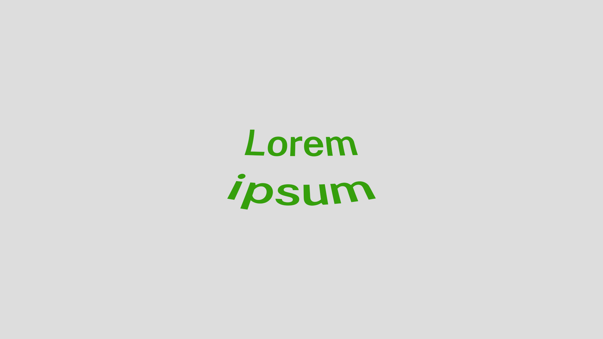 Lorem Ipsum Minimalism Simple Background Typography Digital Art Simple Gray Green 1920x1080