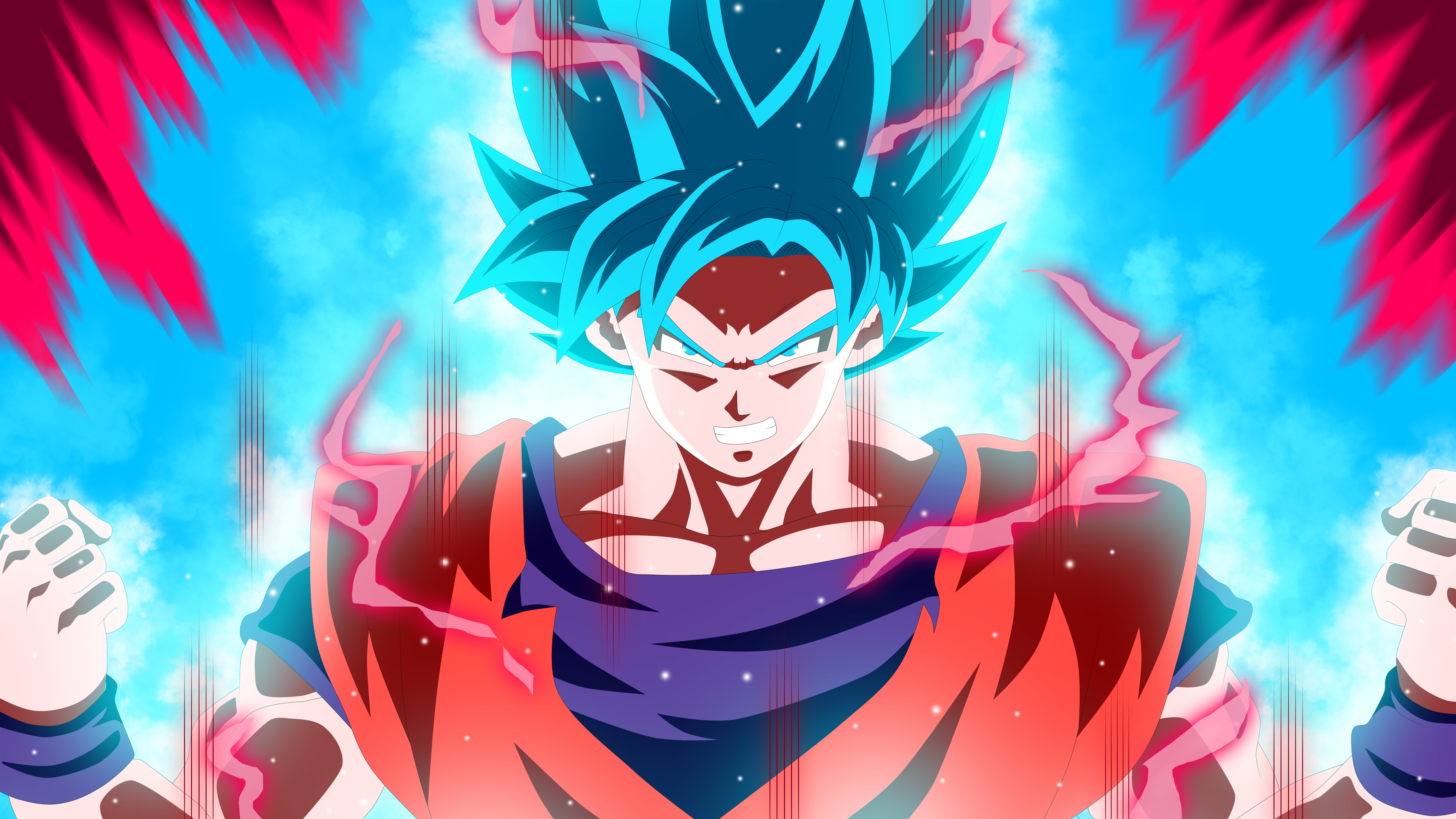 Dragon Ball Super Son Goku Super Saiyajin Blue Super Saiyan Blue Dragon Ball 5760x3240