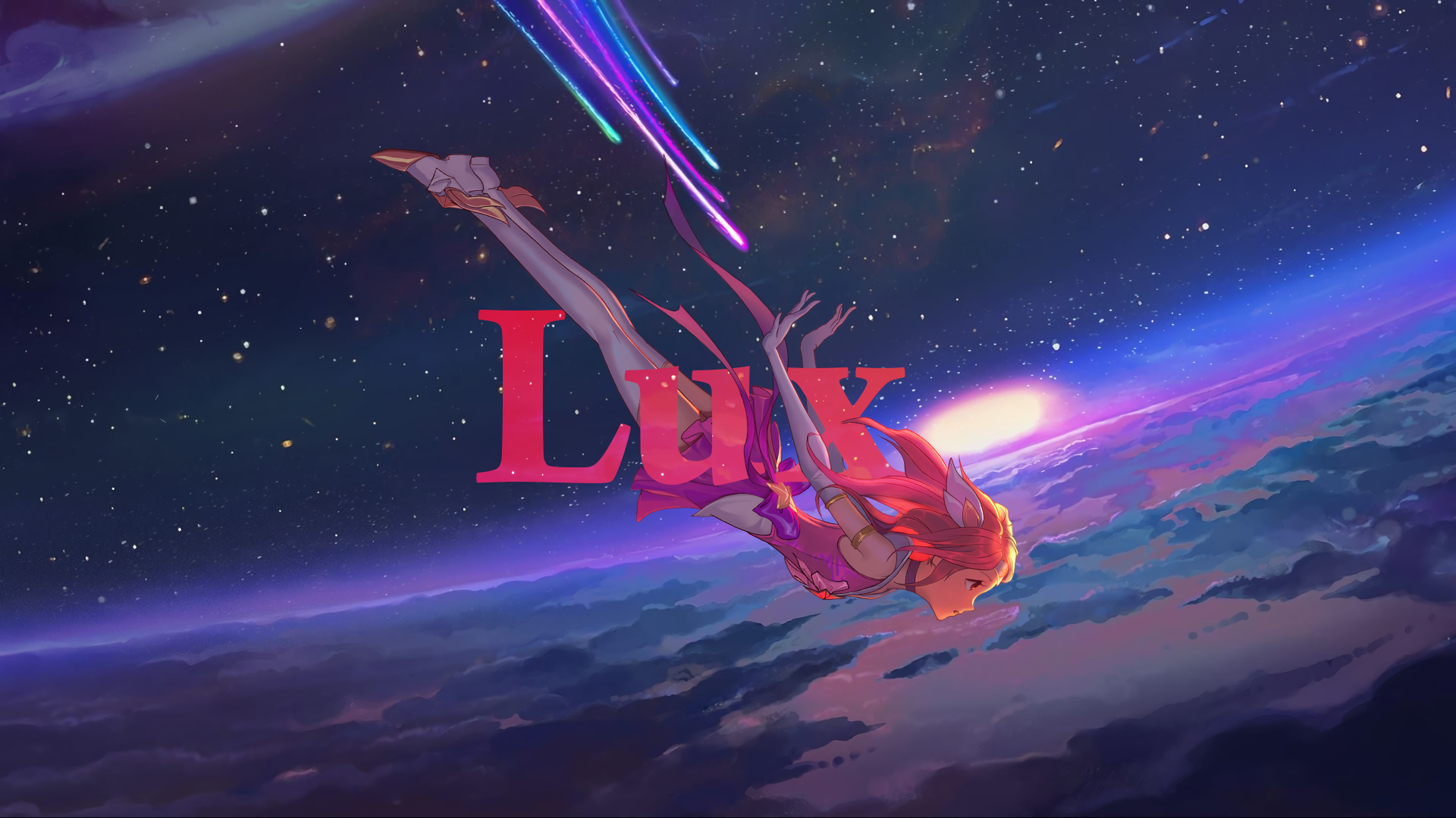 Lux League Of Legends Star Guardians League Of Legends 1920x1080